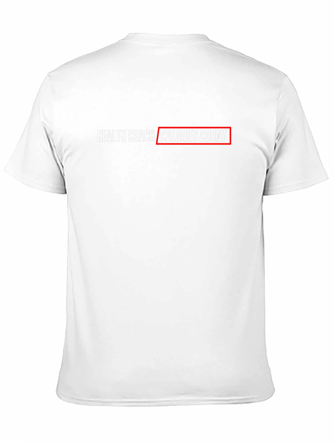Health Coach Calorie Count T-Shirt - Black