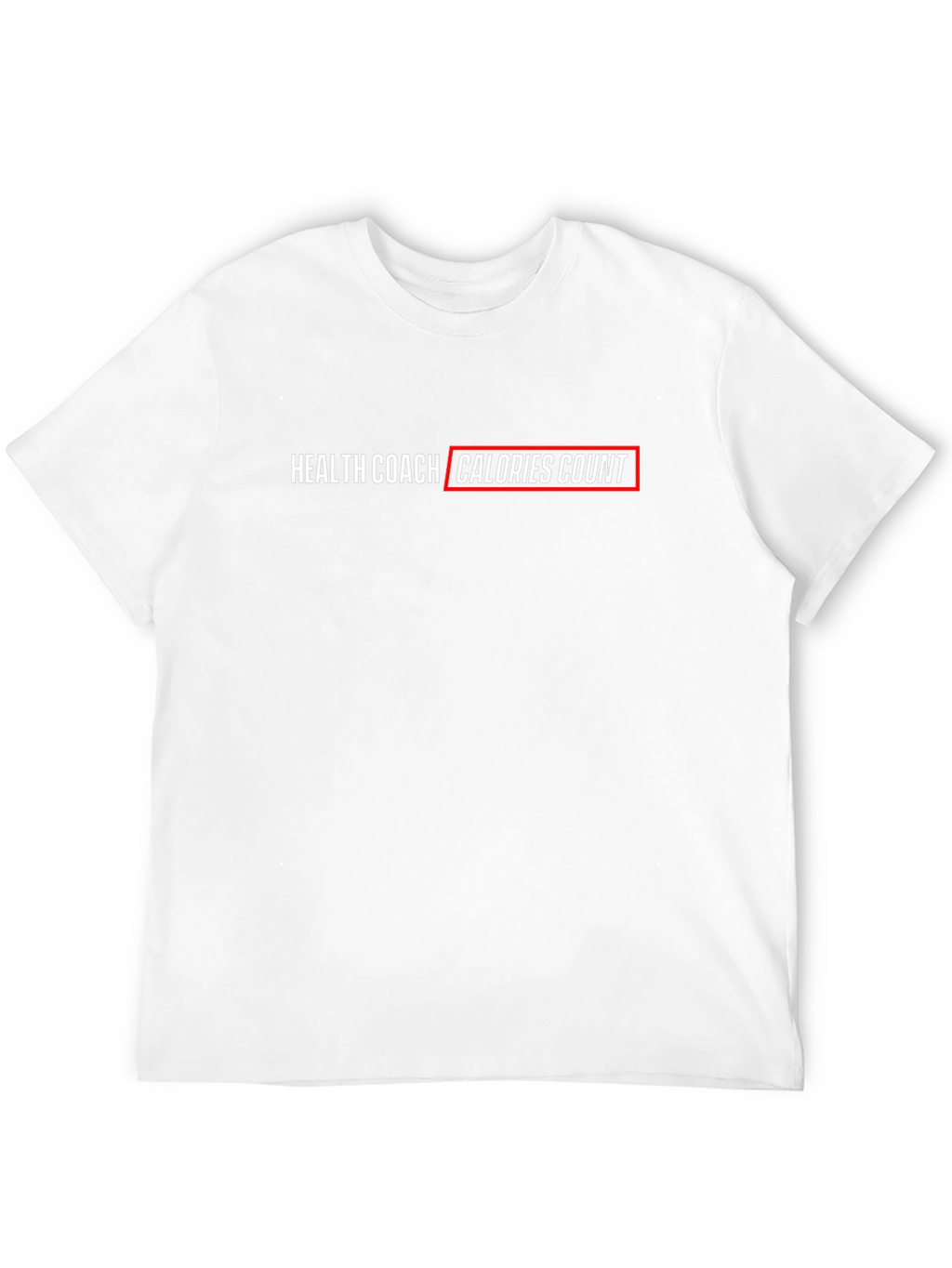 Health Coach Calorie Count T-Shirt - Black