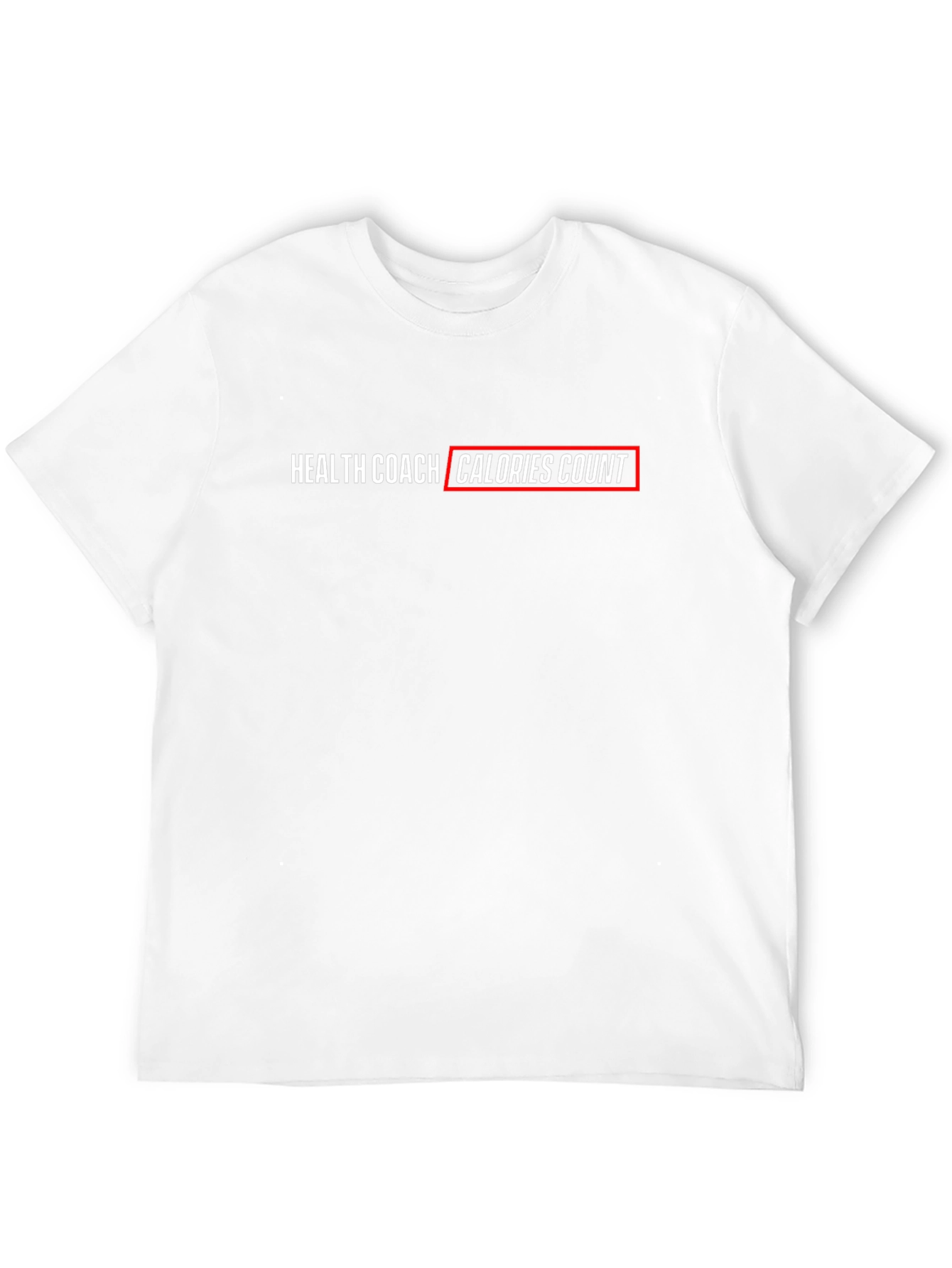 Health Coach Calorie Count T-Shirt - Black