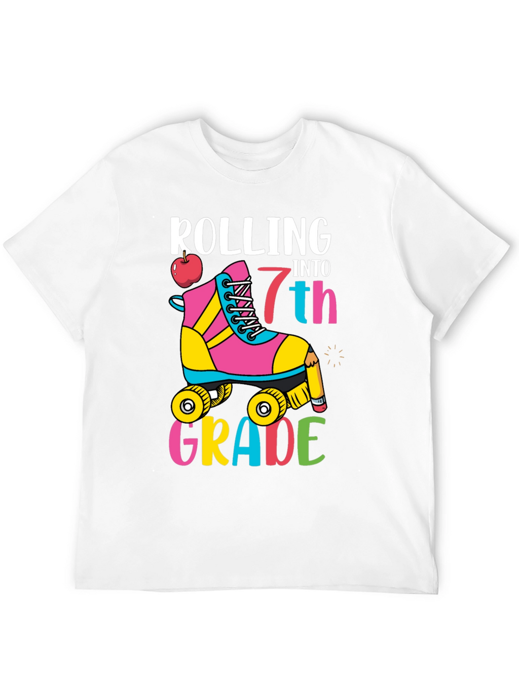 Rolling Into 7th Grade T-Shirt