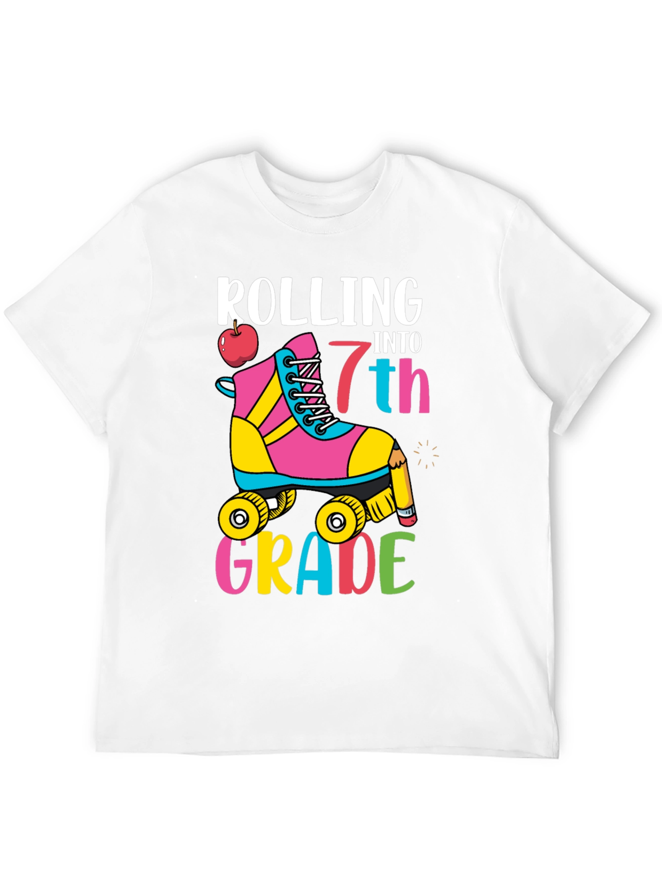 Rolling Into 7th Grade T-Shirt