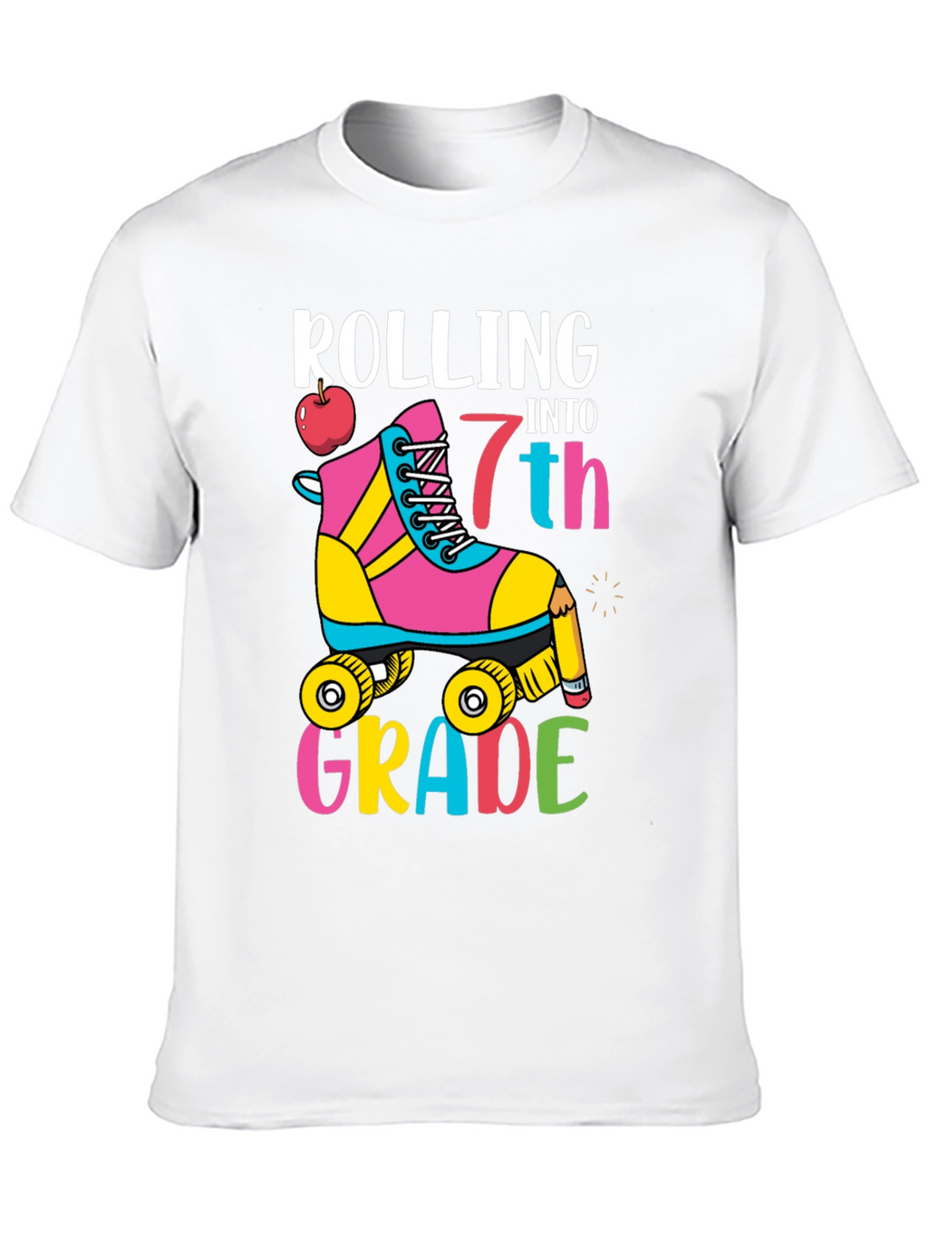 Rolling Into 7th Grade T-Shirt