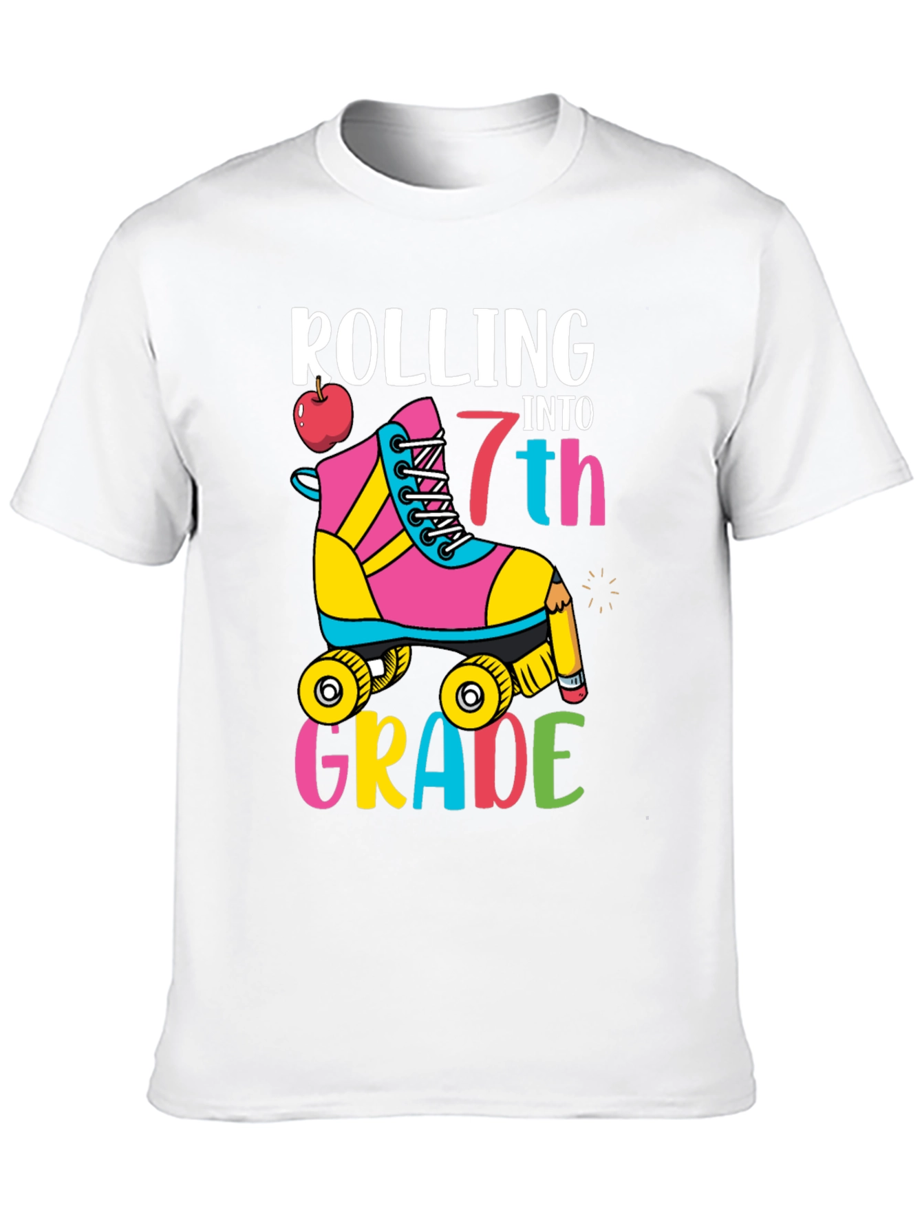 Rolling Into 7th Grade T-Shirt