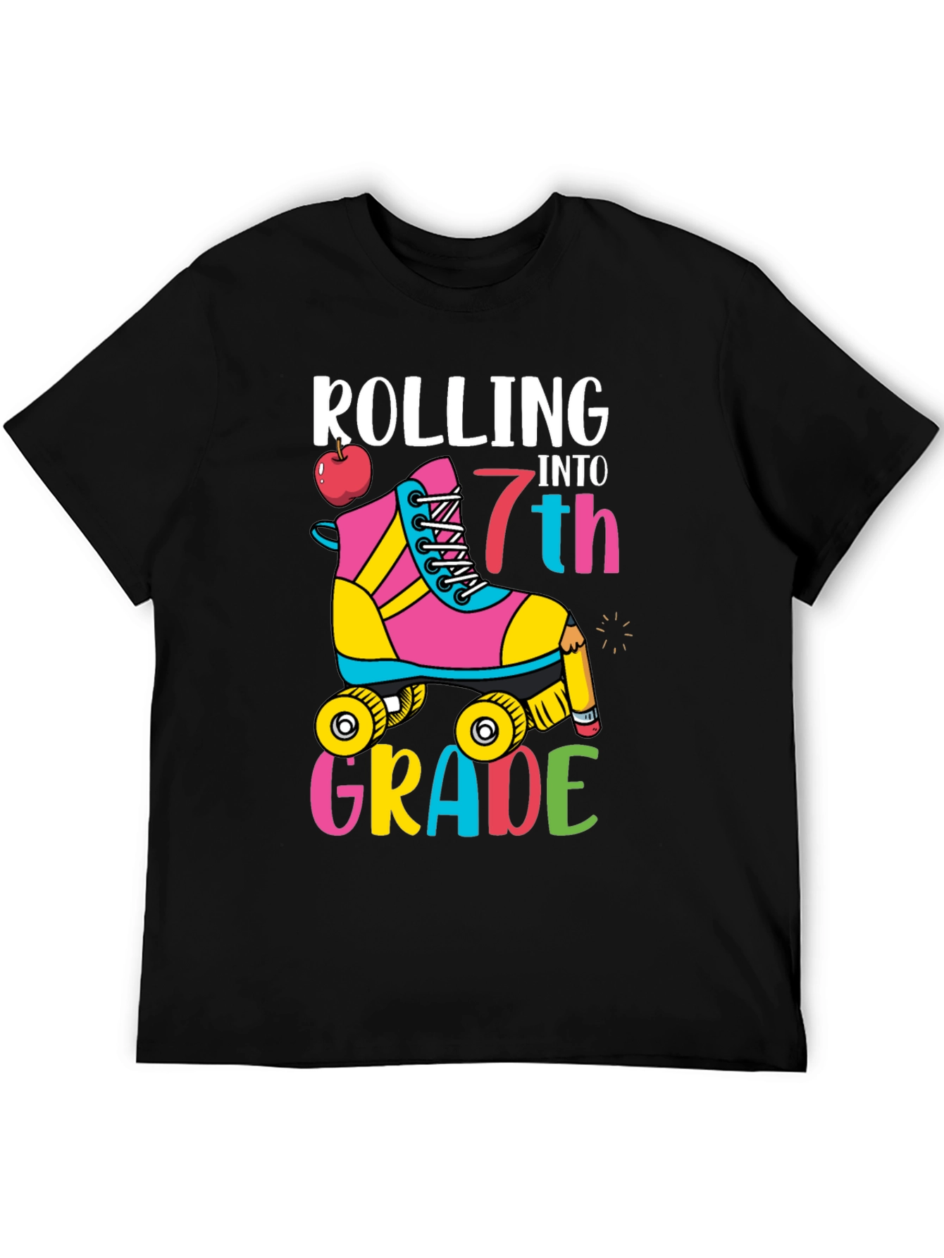 Rolling Into 7th Grade T-Shirt