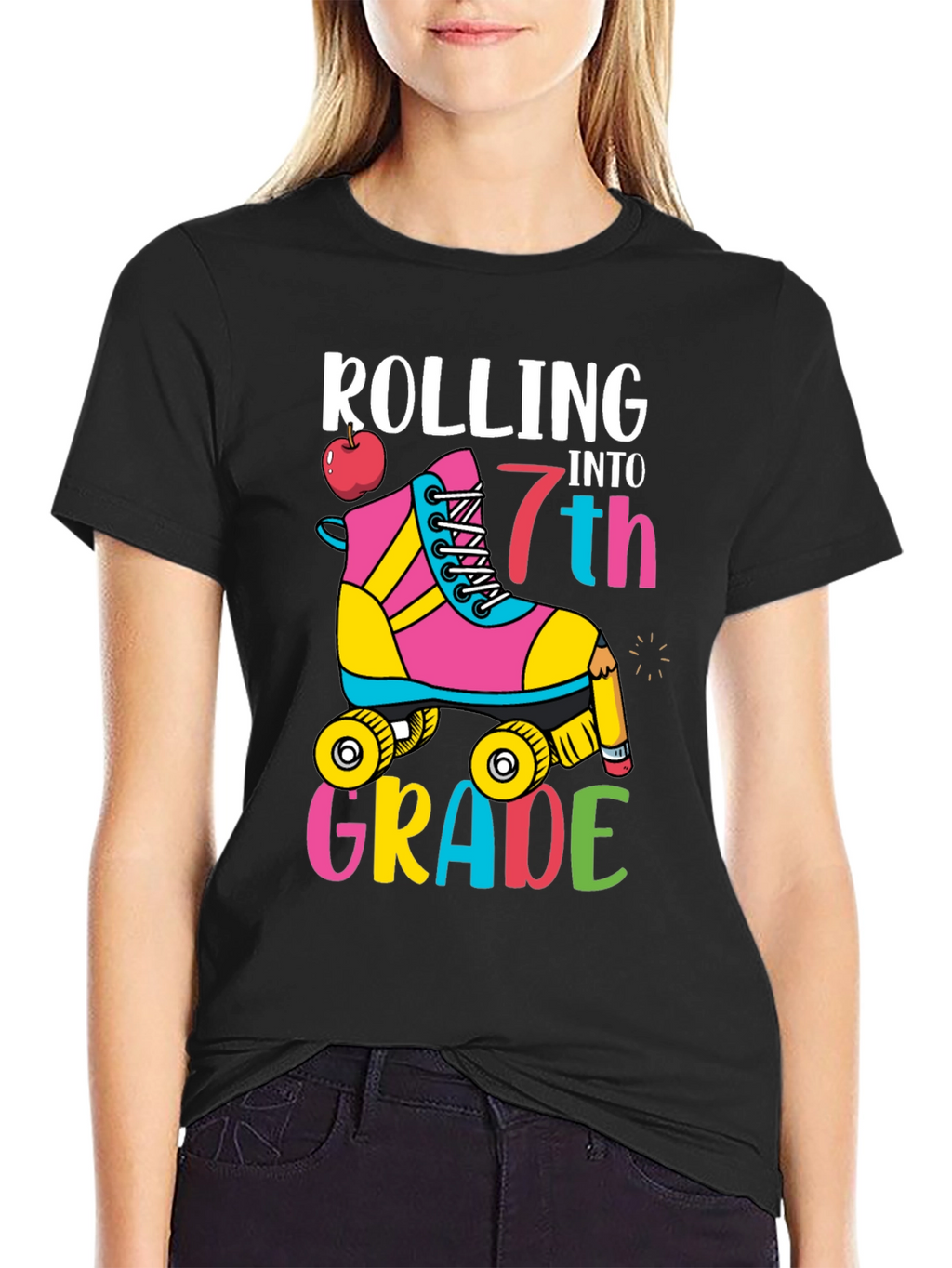 Rolling Into 7th Grade T-Shirt