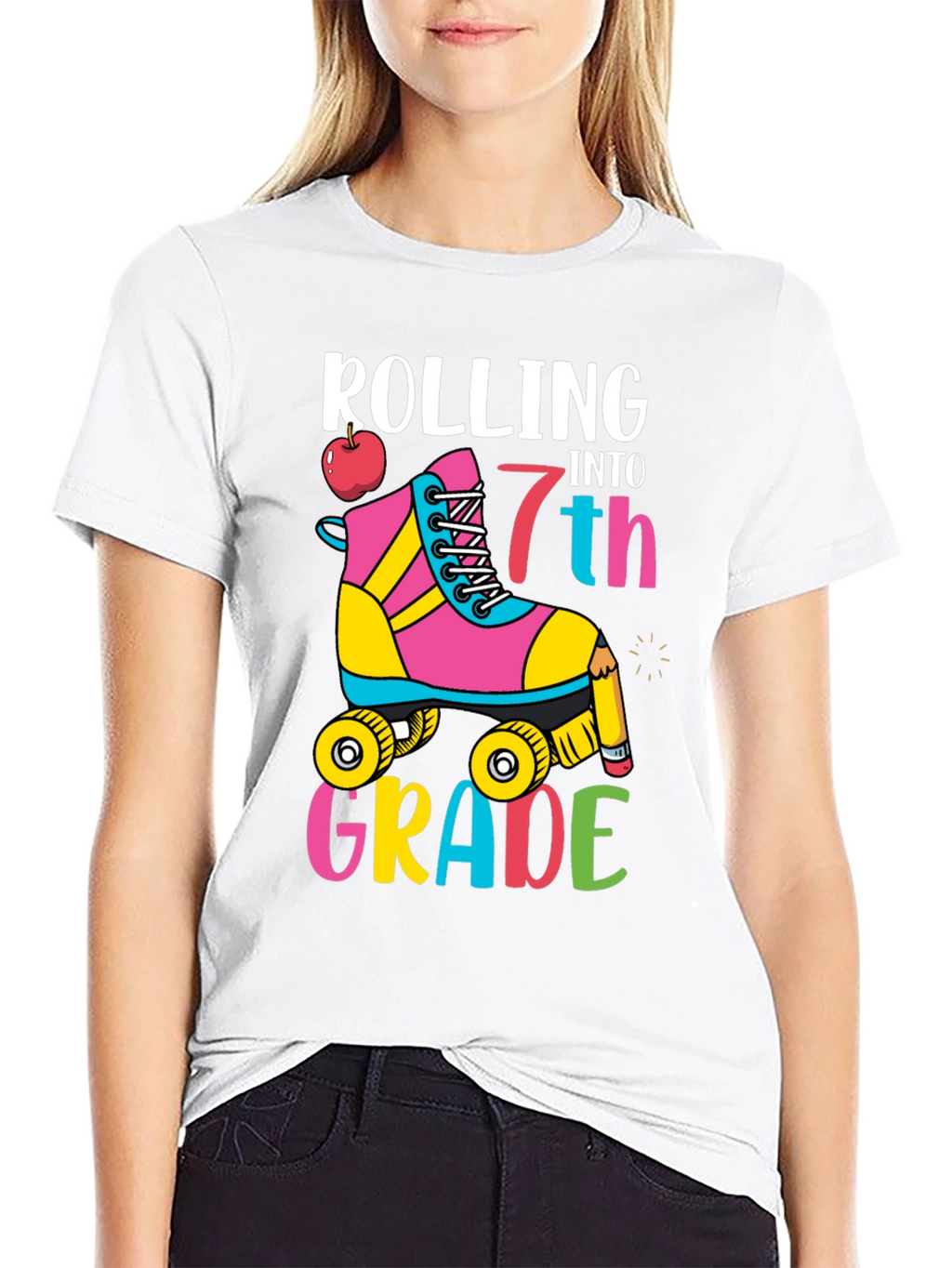 Rolling Into 7th Grade T-Shirt