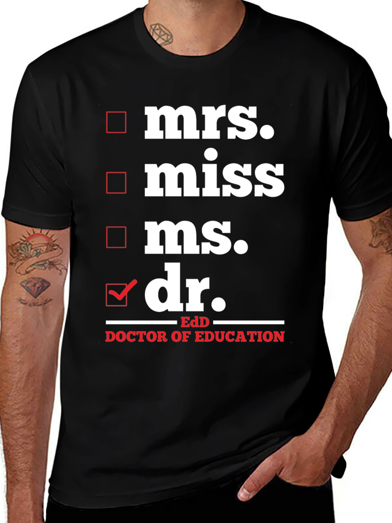 Doctor of Education EdD Graduation T-Shirt