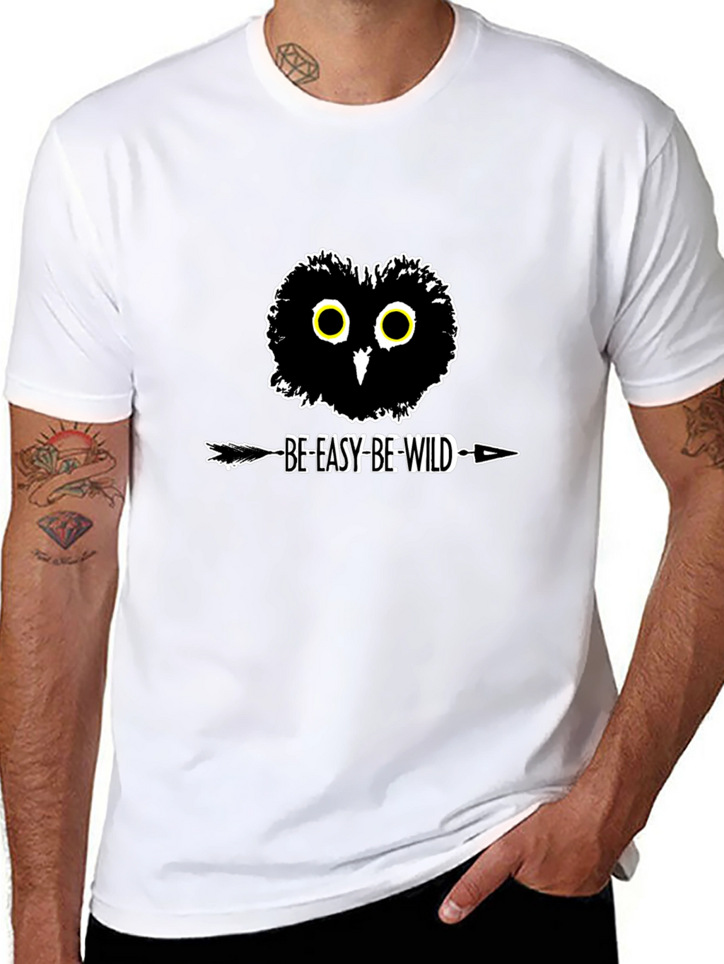 Be Easy Be Wild Owl T-Shirt