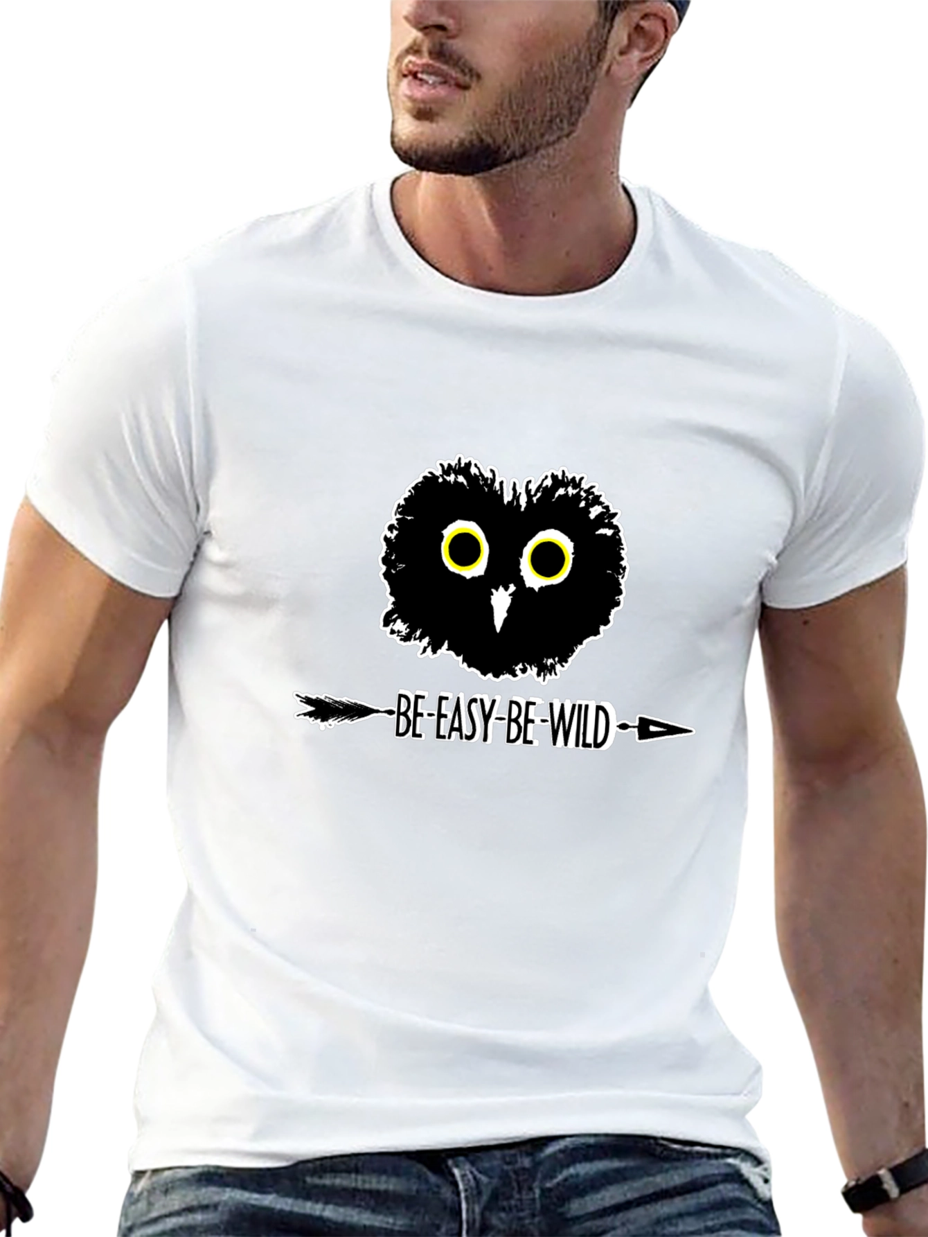 Be Easy Be Wild Owl T-Shirt