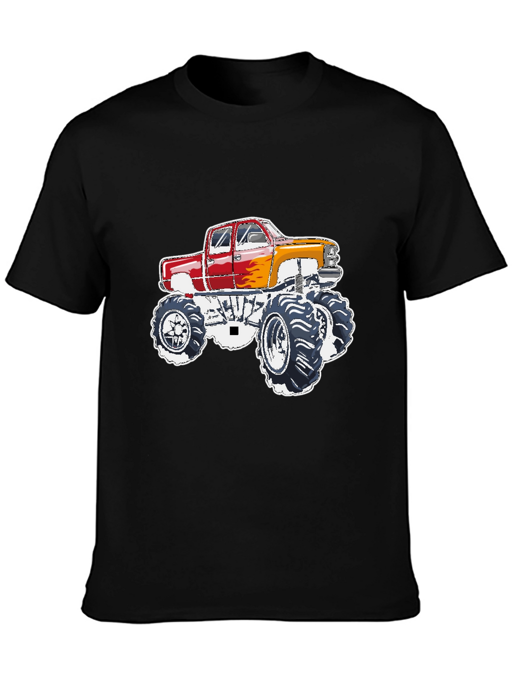 Monster Truck Graphic Tee - Black