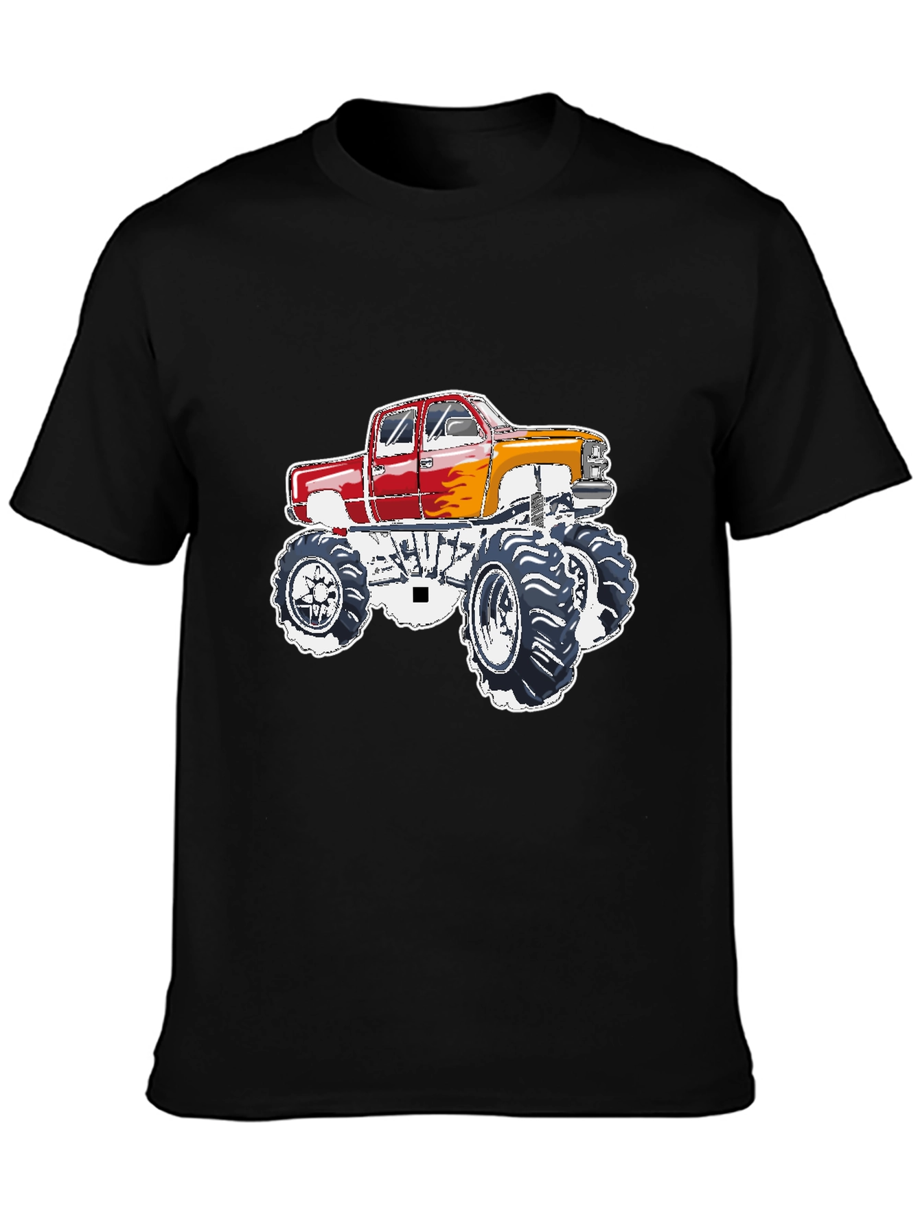 Monster Truck Graphic Tee - Black