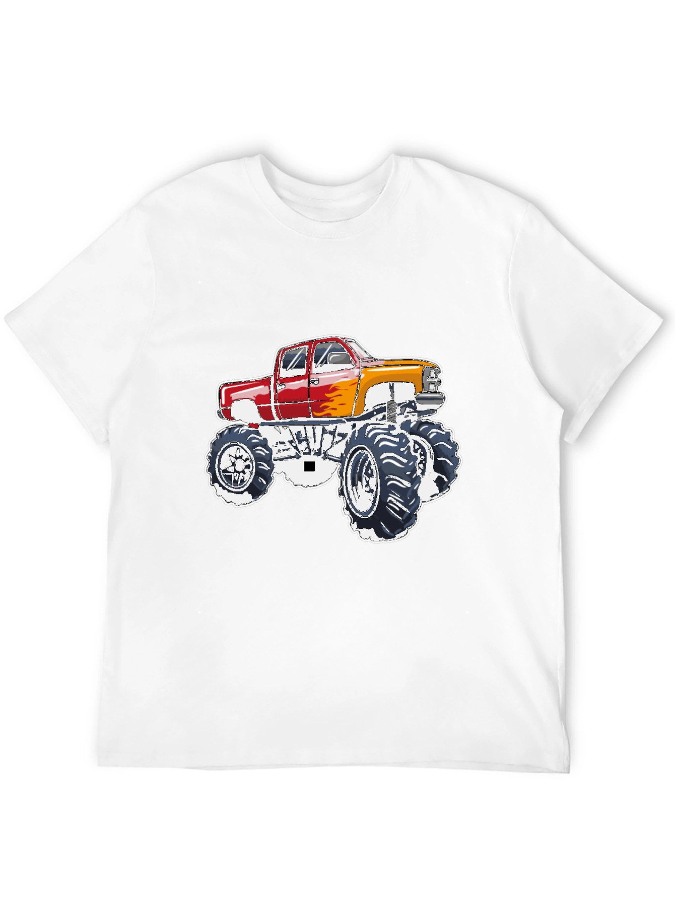 Monster Truck Graphic Tee - Black