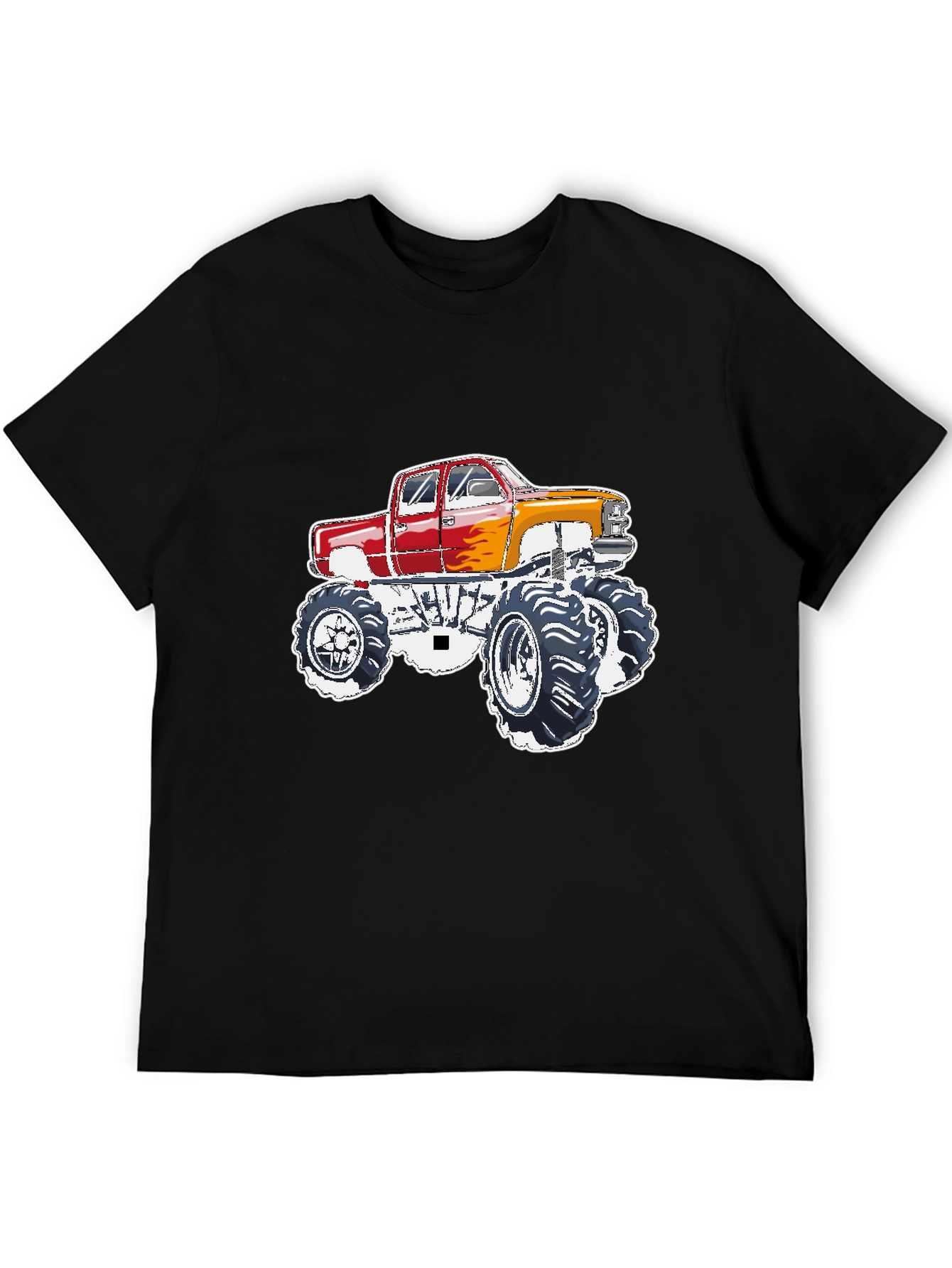 Monster Truck Graphic Tee - Black