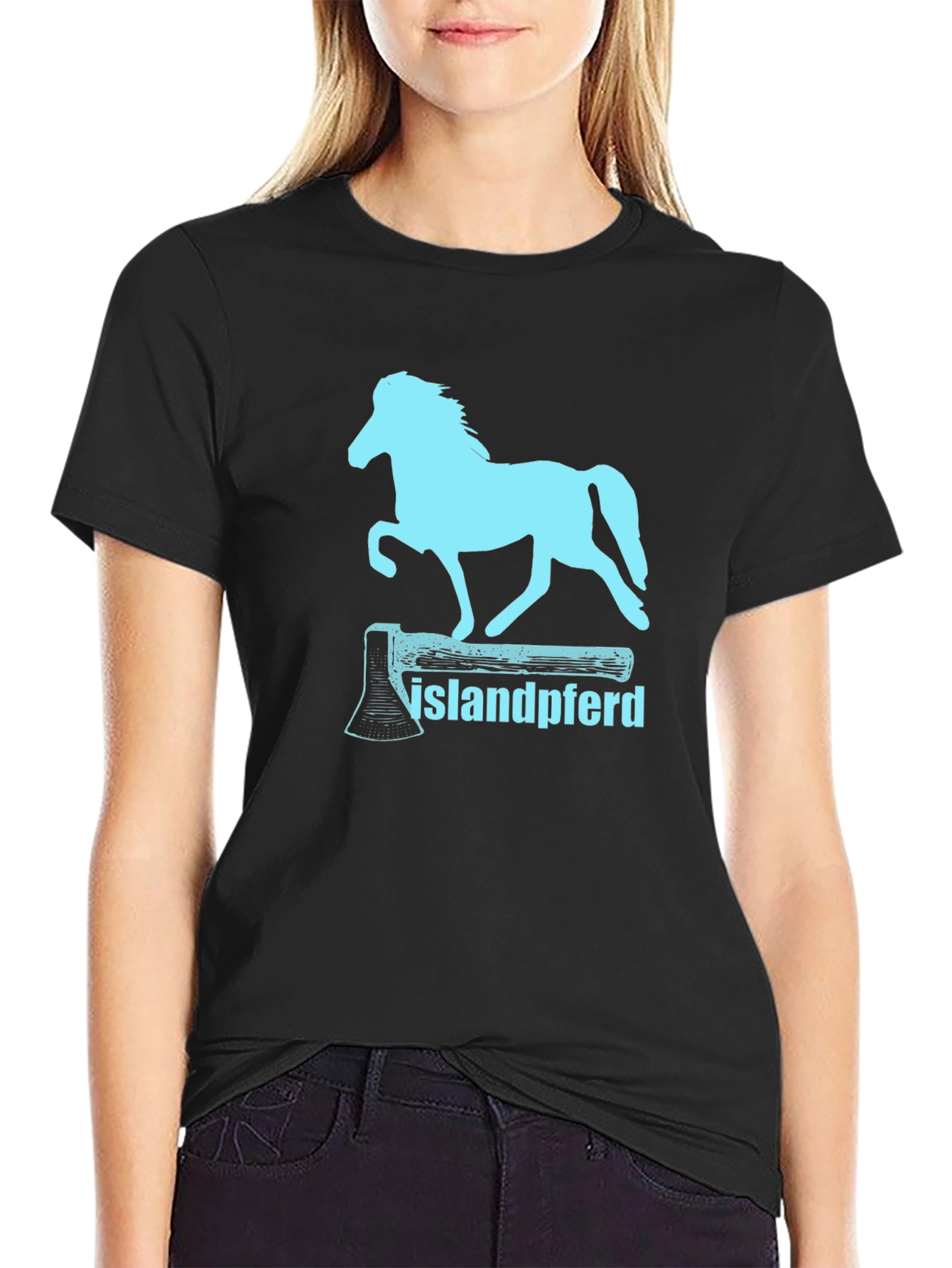 Islandpferd Axe T-Shirt - Icelandic Horse Tee