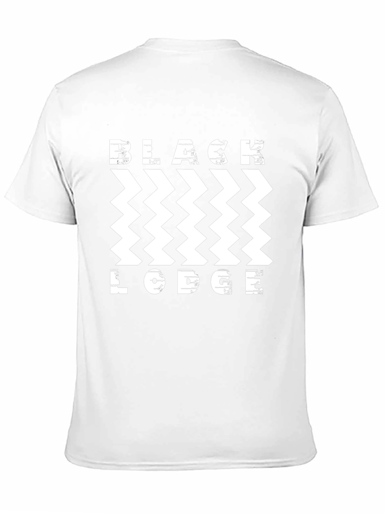 Black Lodge Zigzag T-Shirt - Stylish Graphic Tee