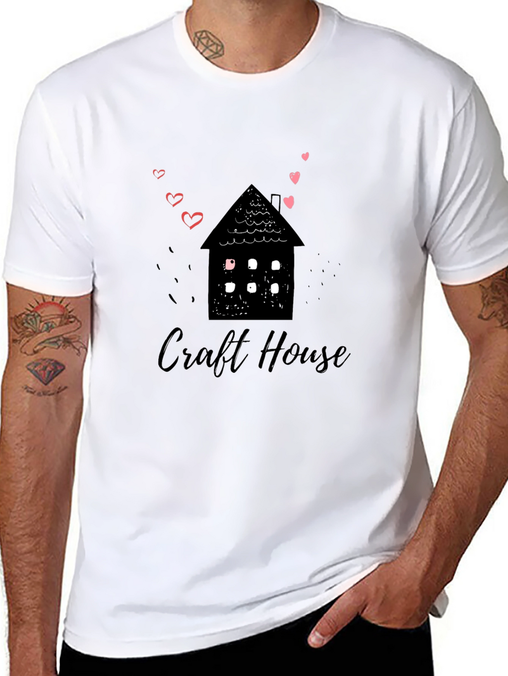 Craft House T-Shirt - Heart Home Design