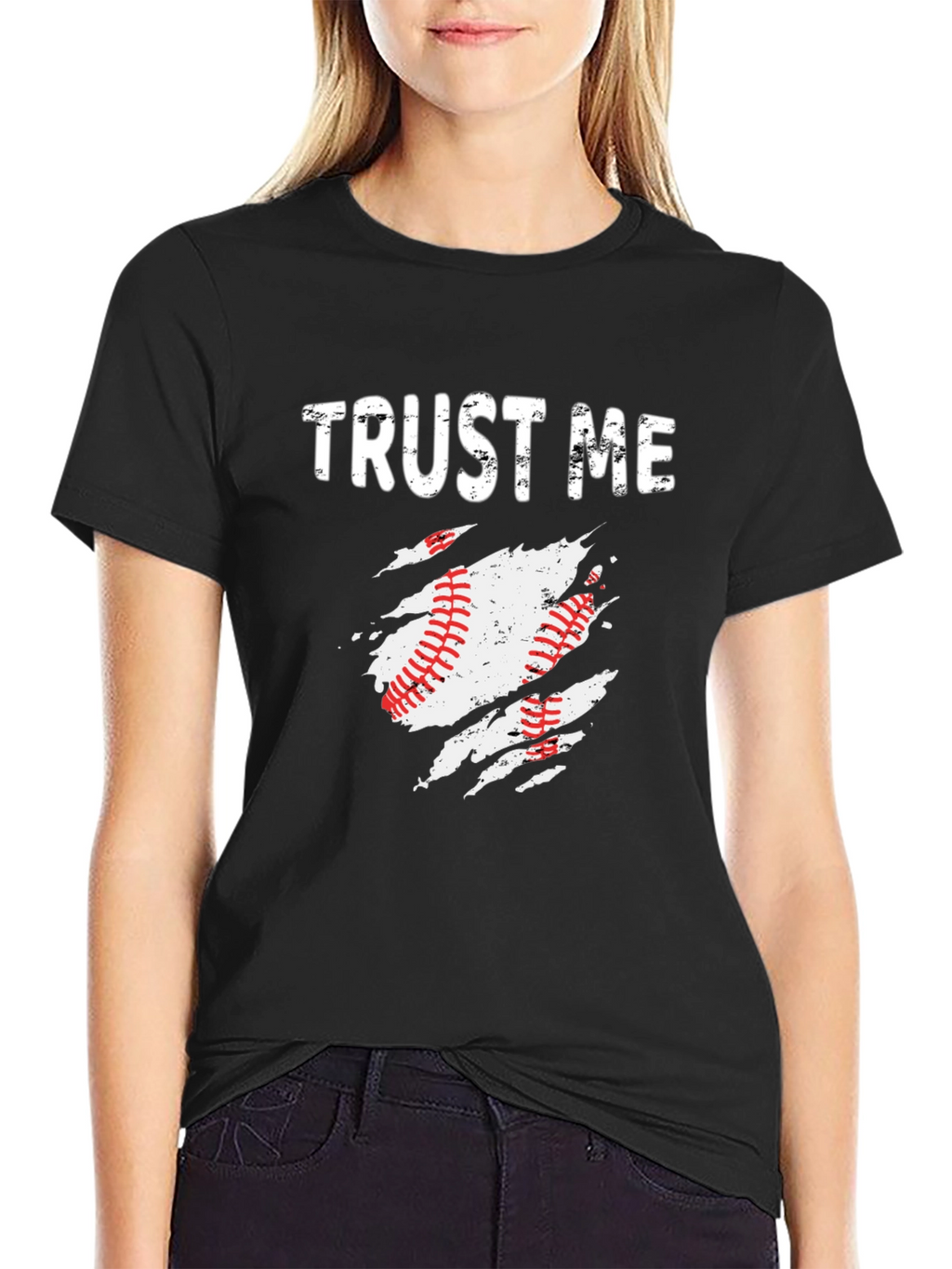 Trust Me Baseball Graphic T-Shirt