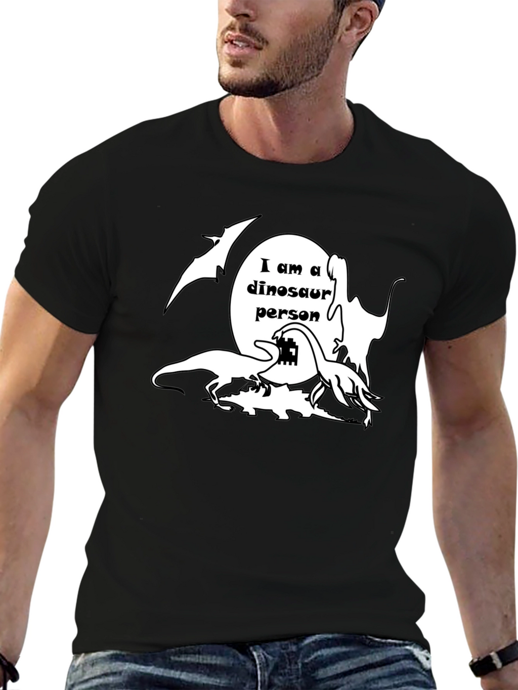 I am a Dinosaur Person Graphic T-Shirt