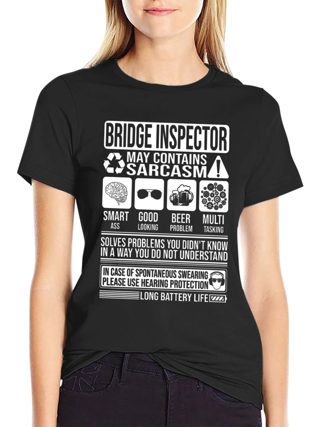 Bridge Inspector Sarcastic Humor T-Shirt