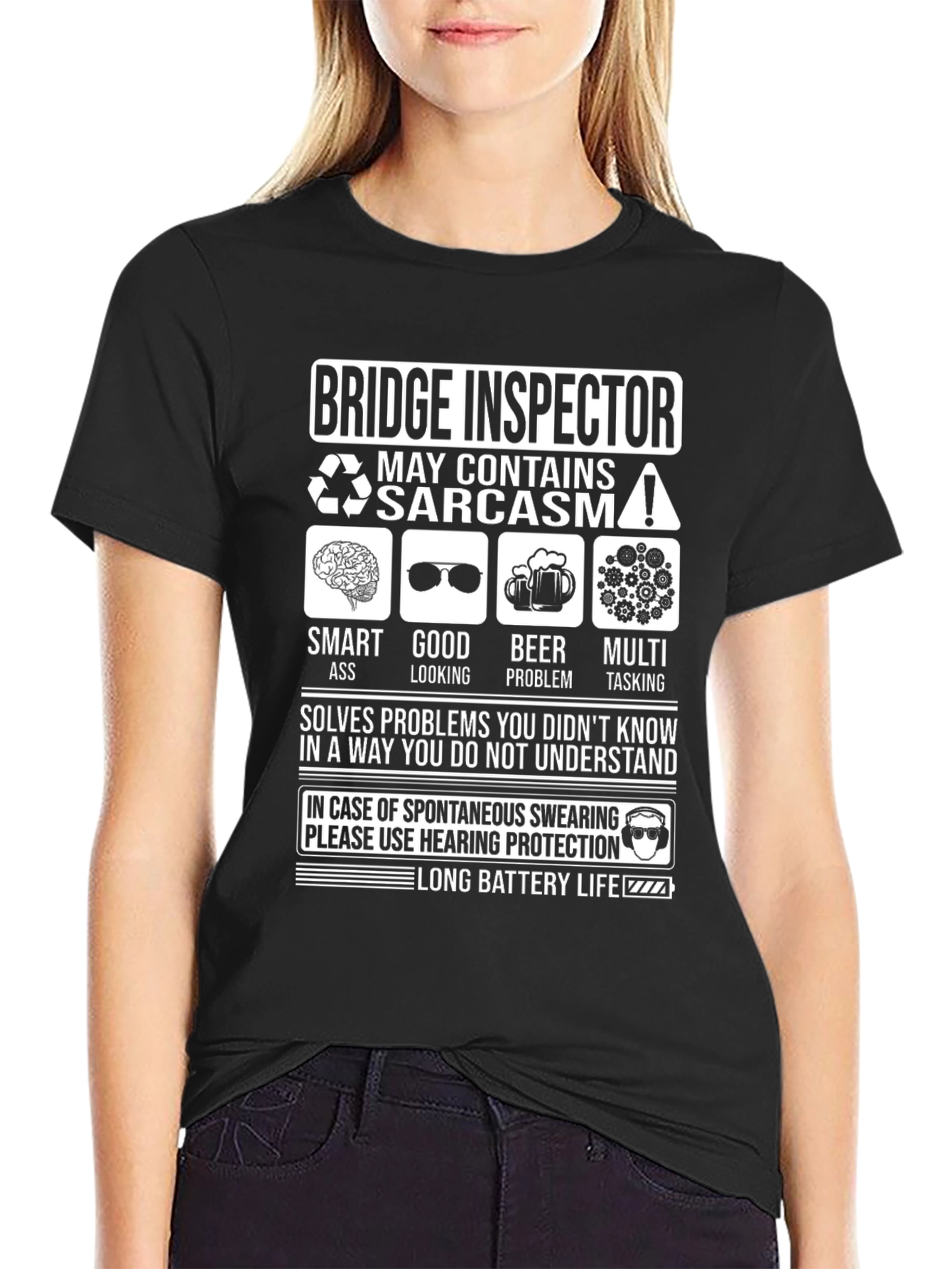 Bridge Inspector Sarcastic Humor T-Shirt