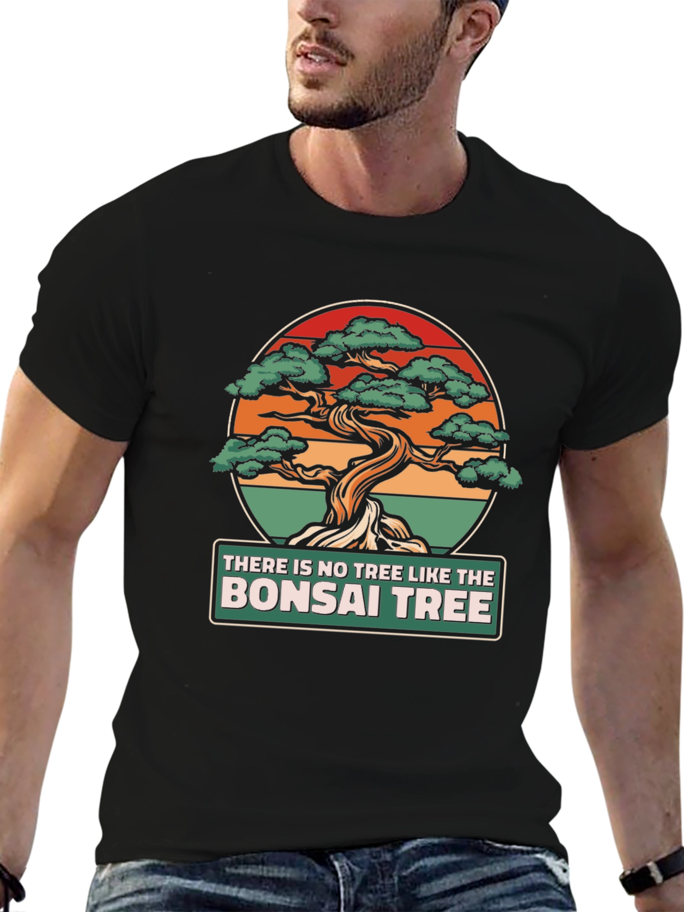 Bonsai Tree Graphic T-Shirt - Unique Design