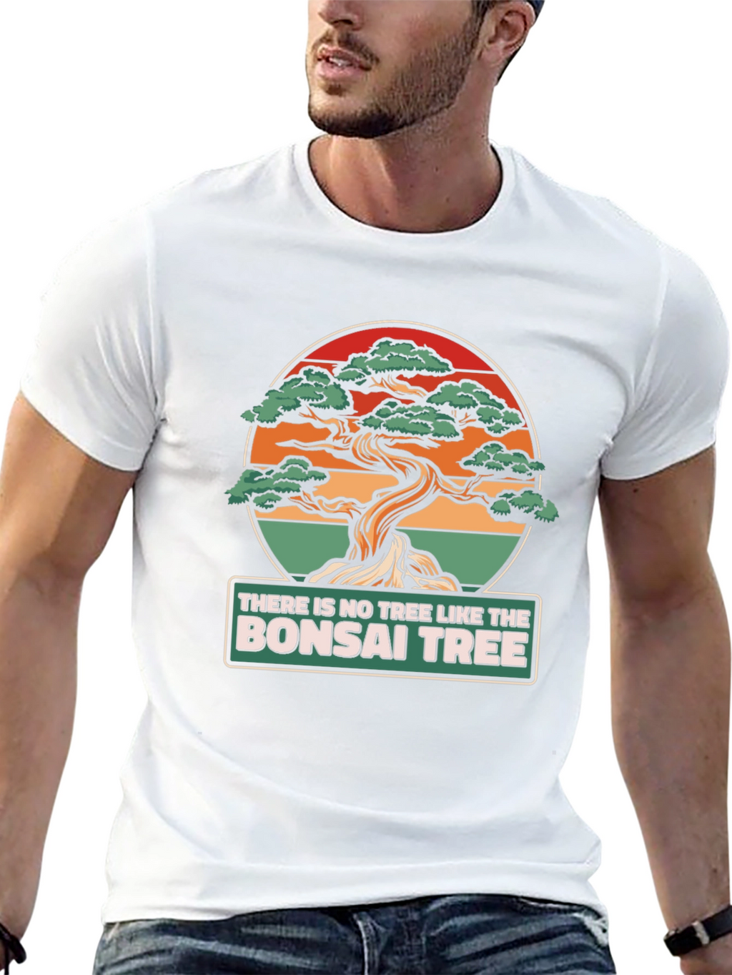 Bonsai Tree Graphic T-Shirt - Unique Design