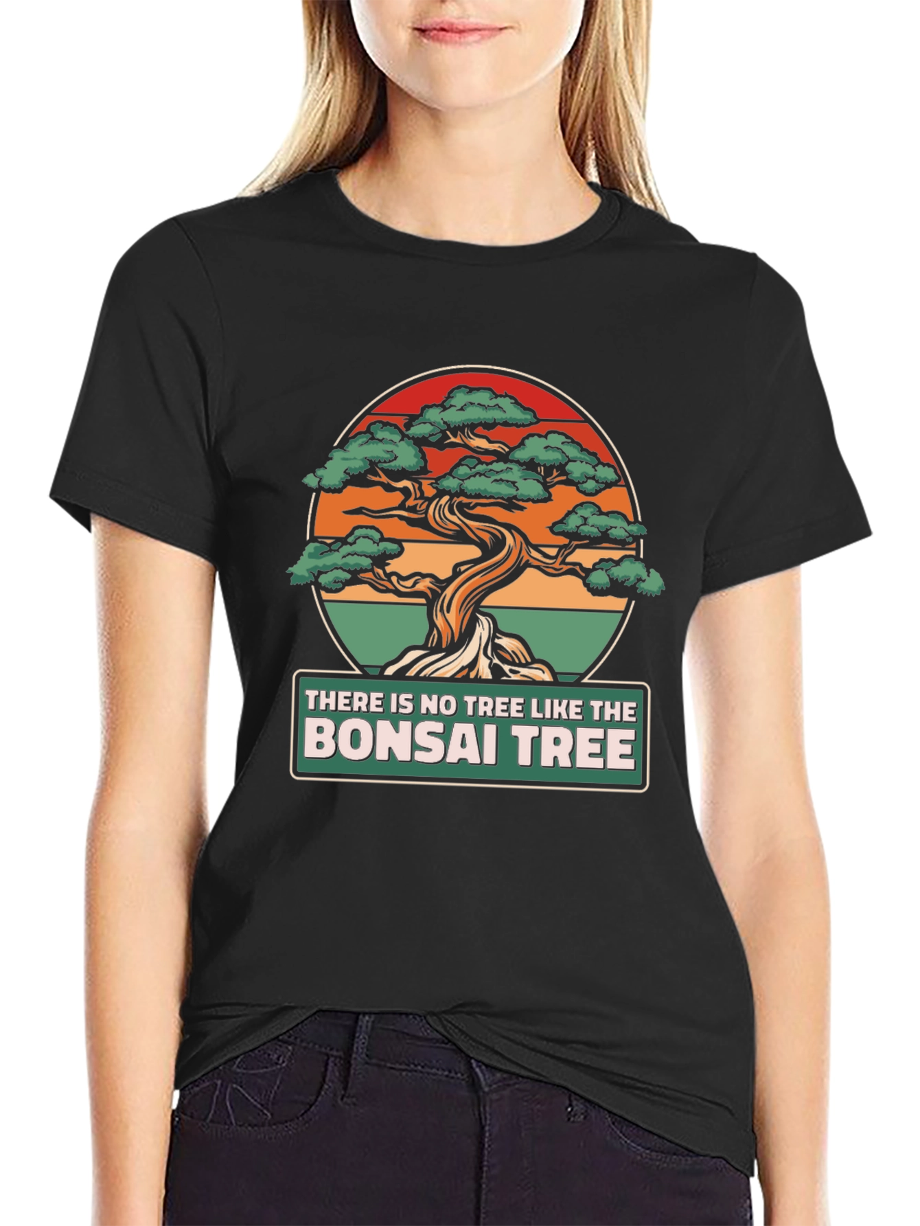 Bonsai Tree Graphic T-Shirt - Unique Design