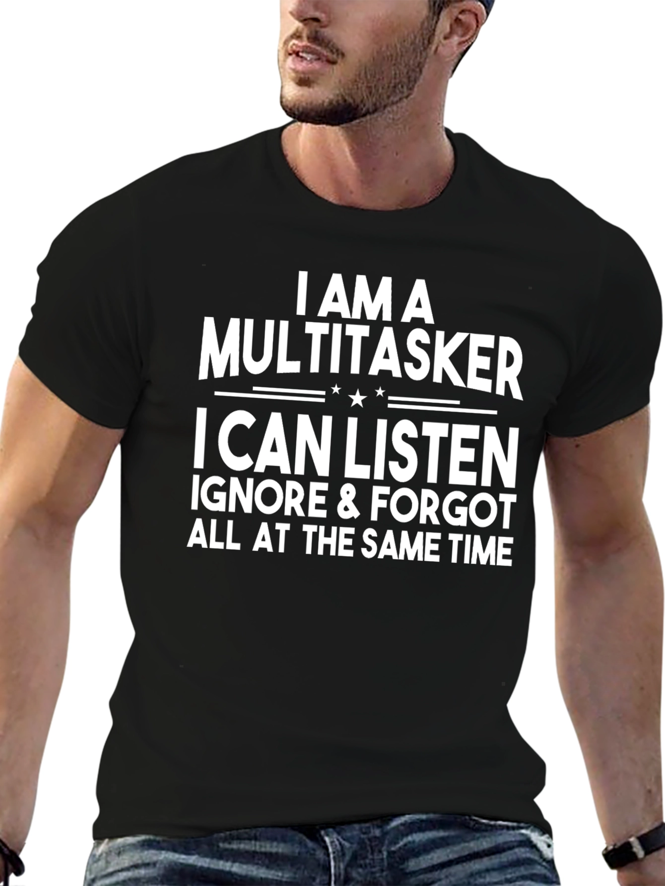 Multitasker Graphic T-Shirt - Funny Statement Tee