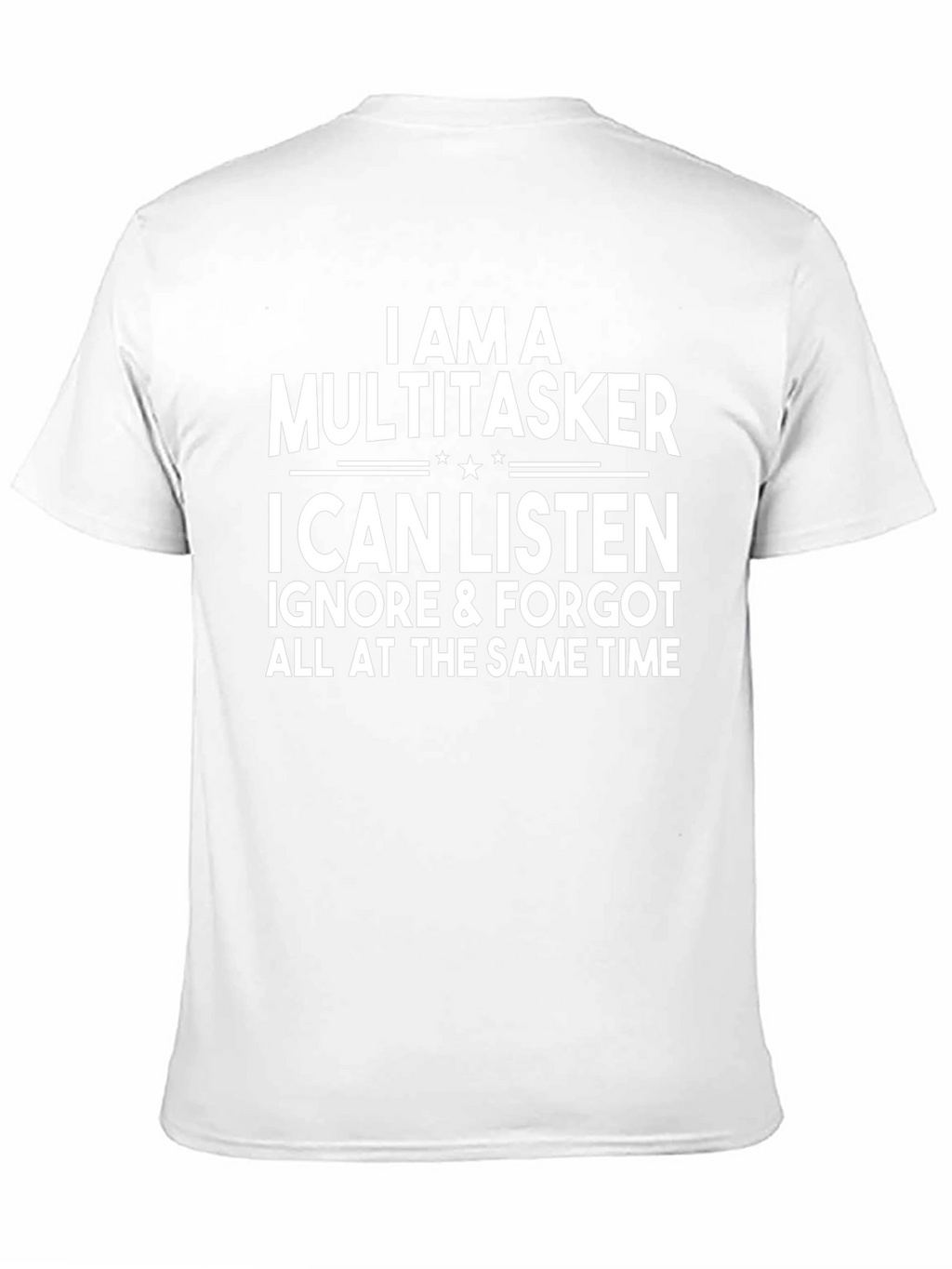 Multitasker Graphic T-Shirt - Funny Statement Tee