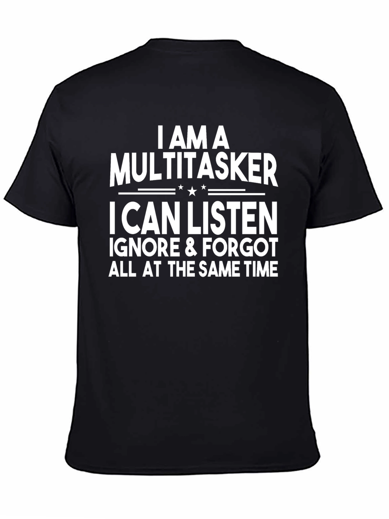 Multitasker Graphic T-Shirt - Funny Statement Tee
