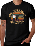Capuchin Monkey Whisperer Graphic T-Shirt
