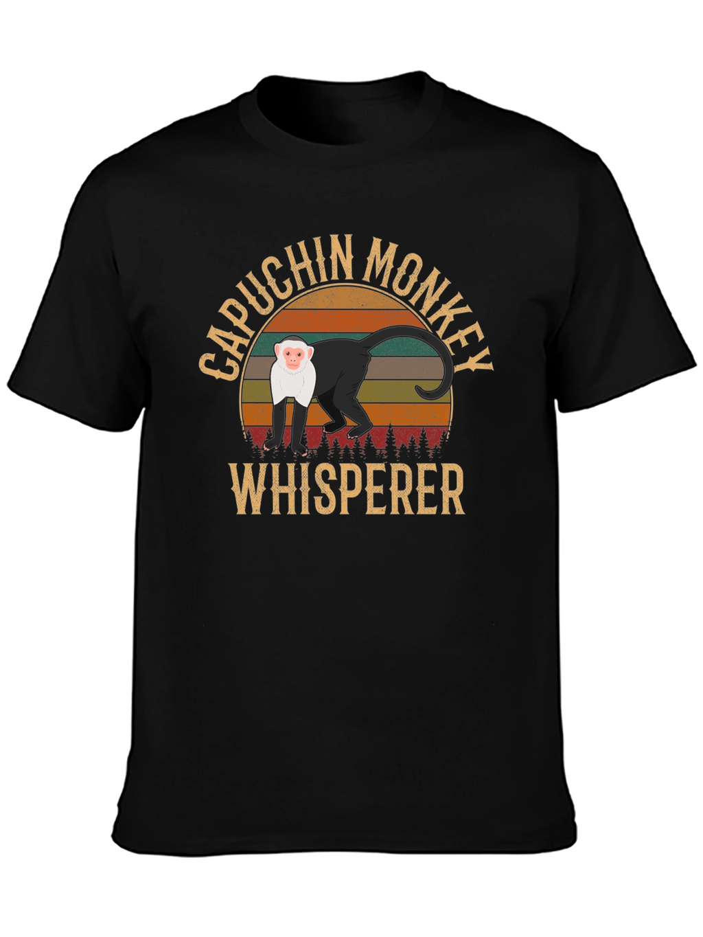 Capuchin Monkey Whisperer Graphic T-Shirt