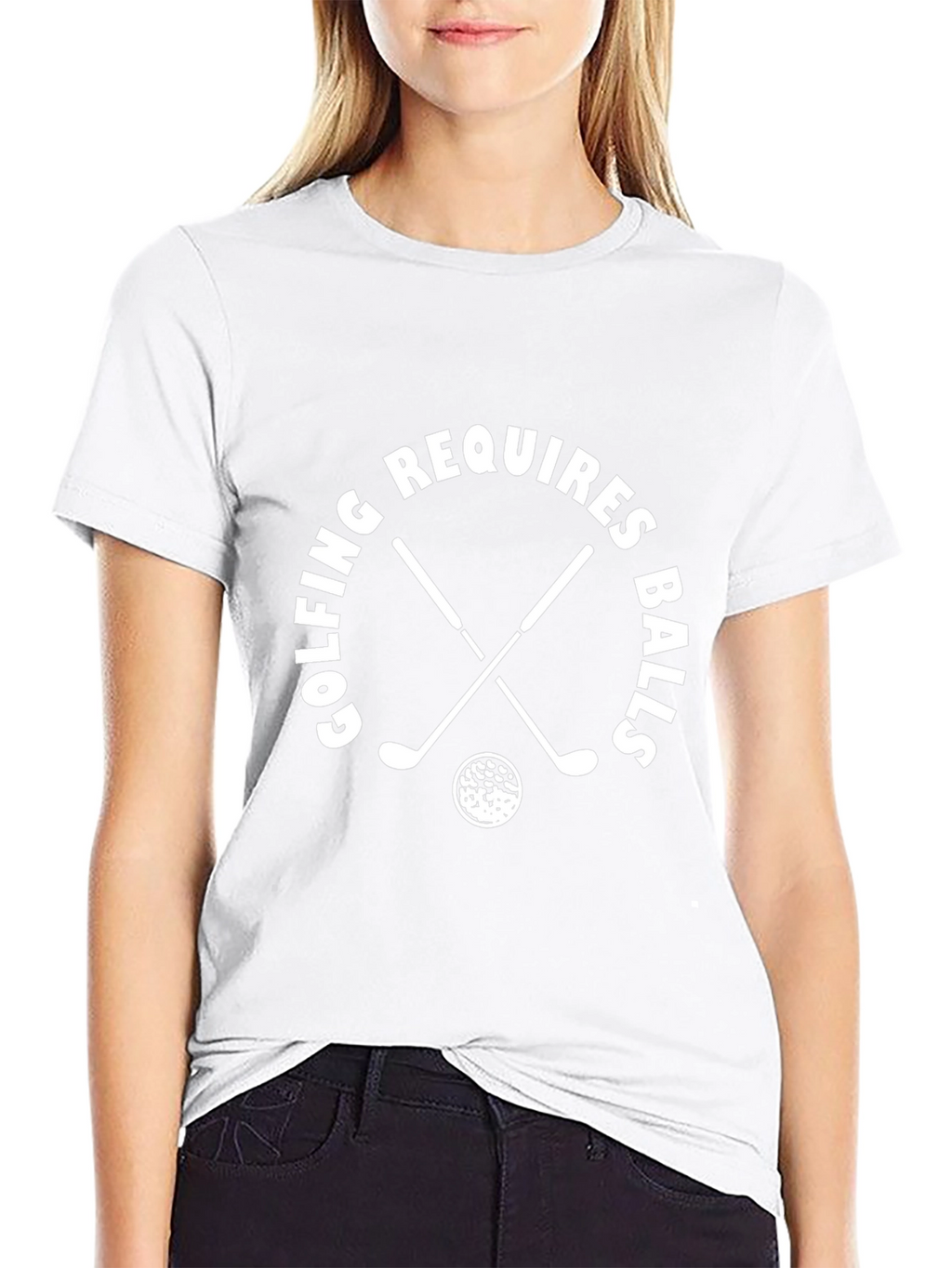 Golfing Requires Balls T-Shirt Funny Golfer Tee