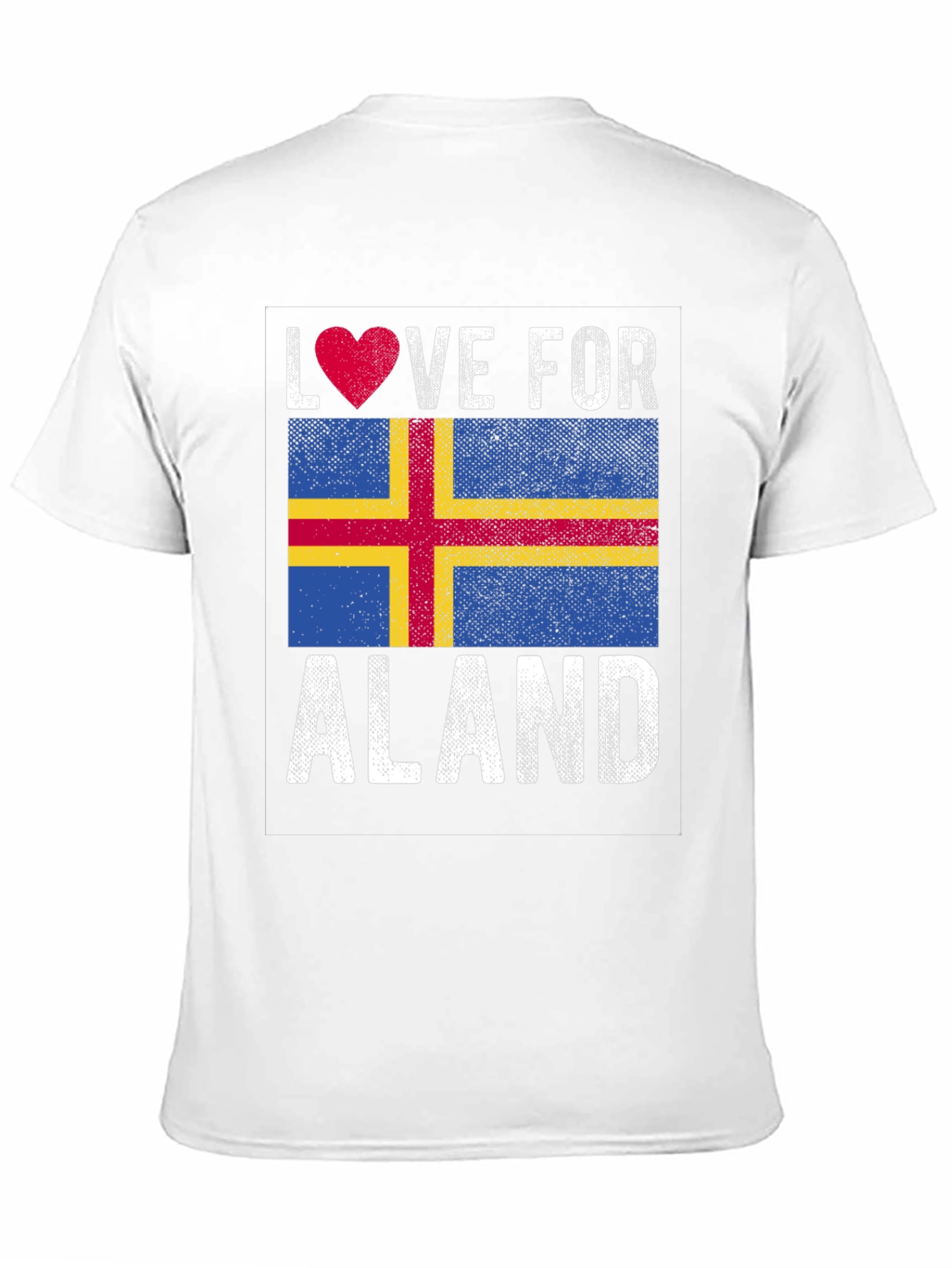 Love For Aland Flag T-Shirt