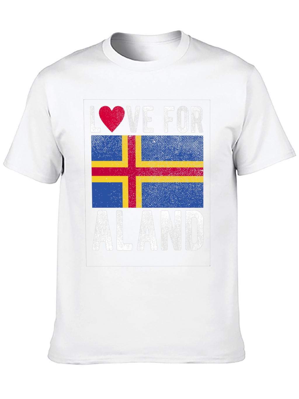Love For Aland Flag T-Shirt