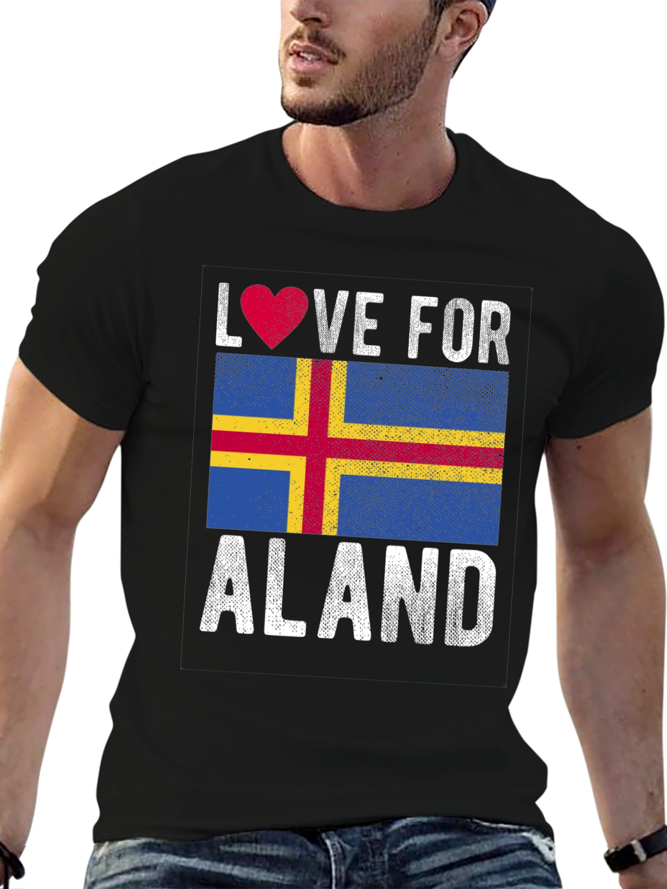 Love For Aland Flag T-Shirt