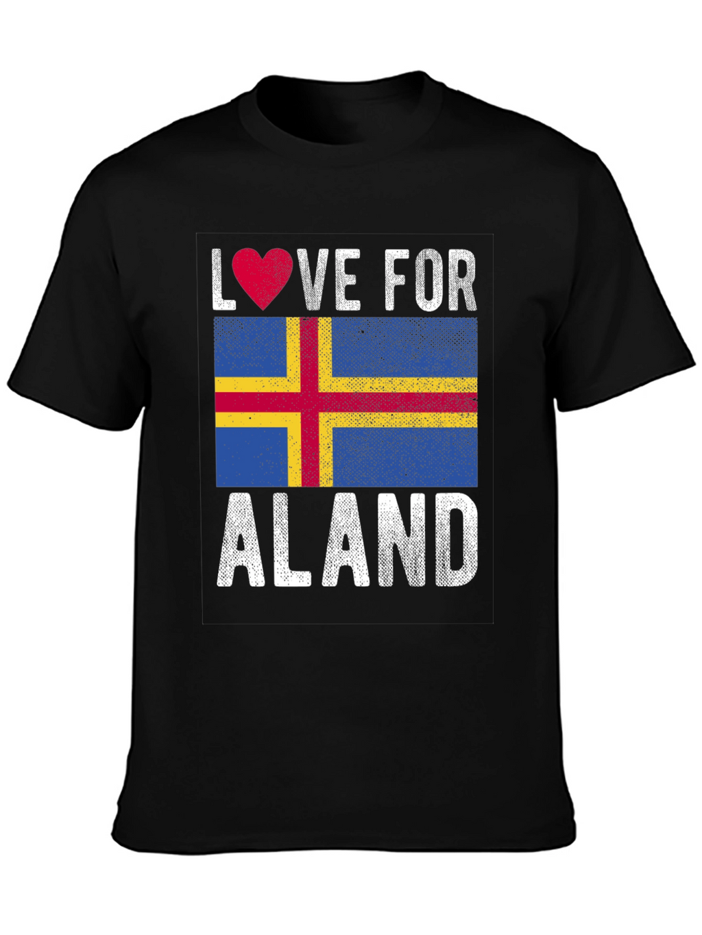 Love For Aland Flag T-Shirt