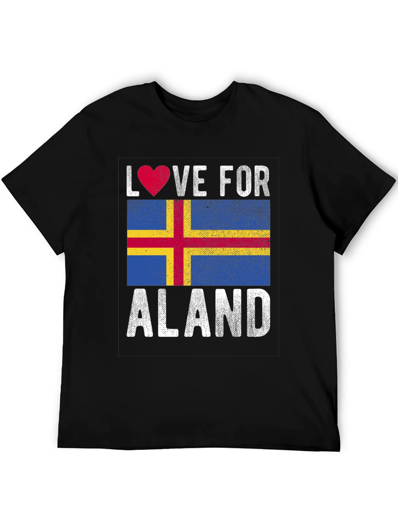 Love For Aland Flag T-Shirt