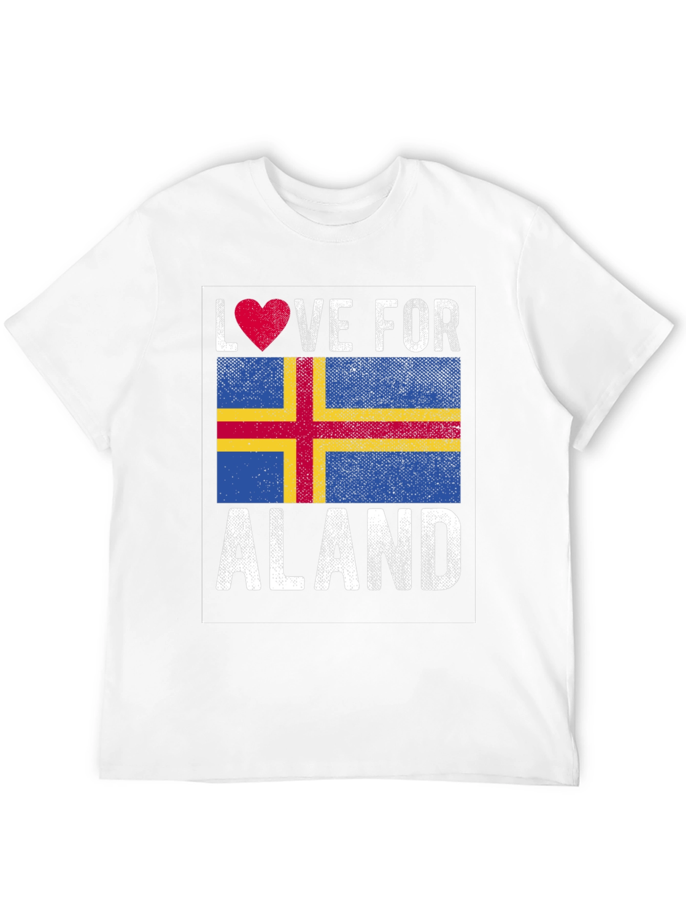 Love For Aland Flag T-Shirt