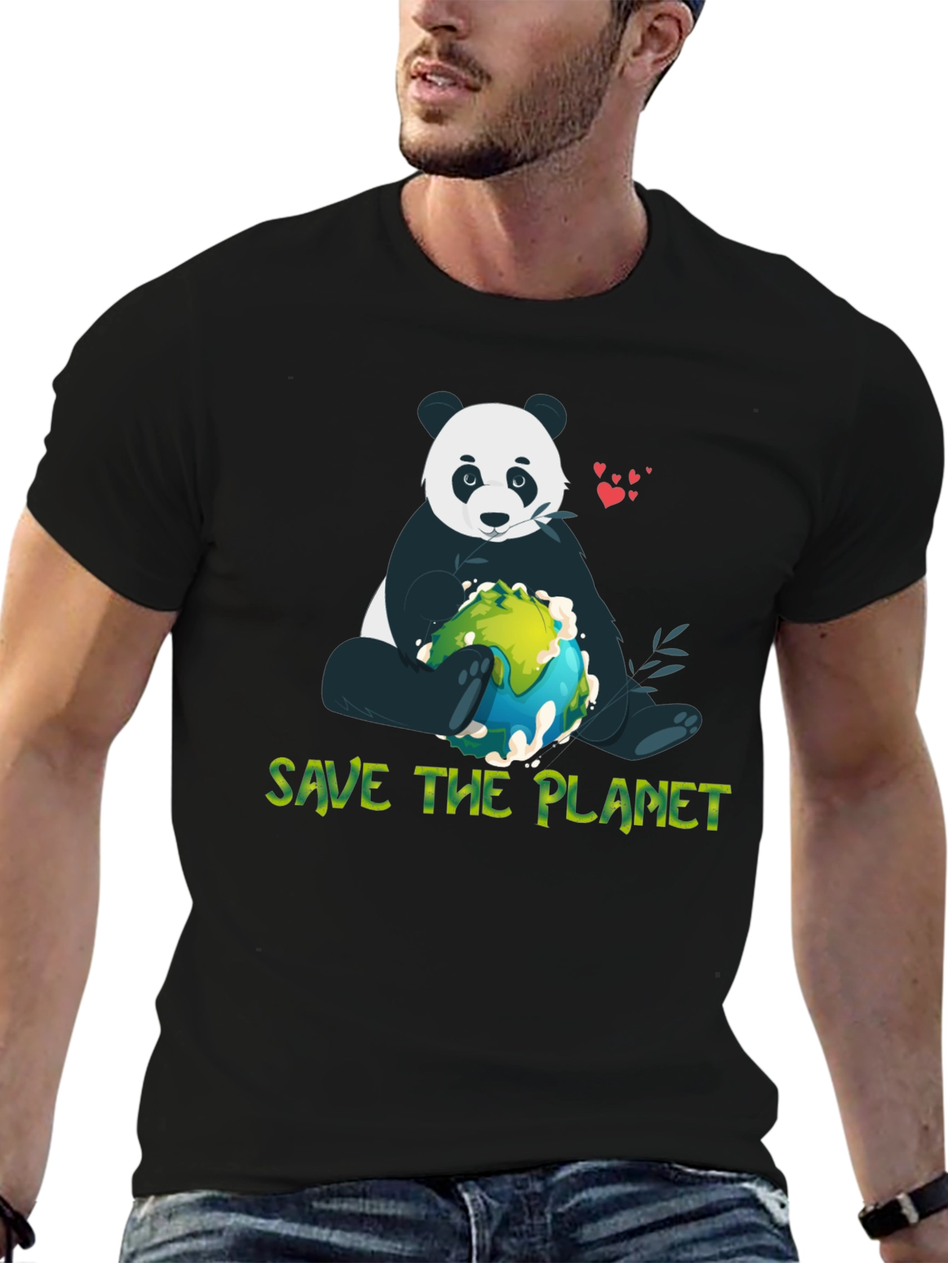 Save the Planet Panda Graphic Tee