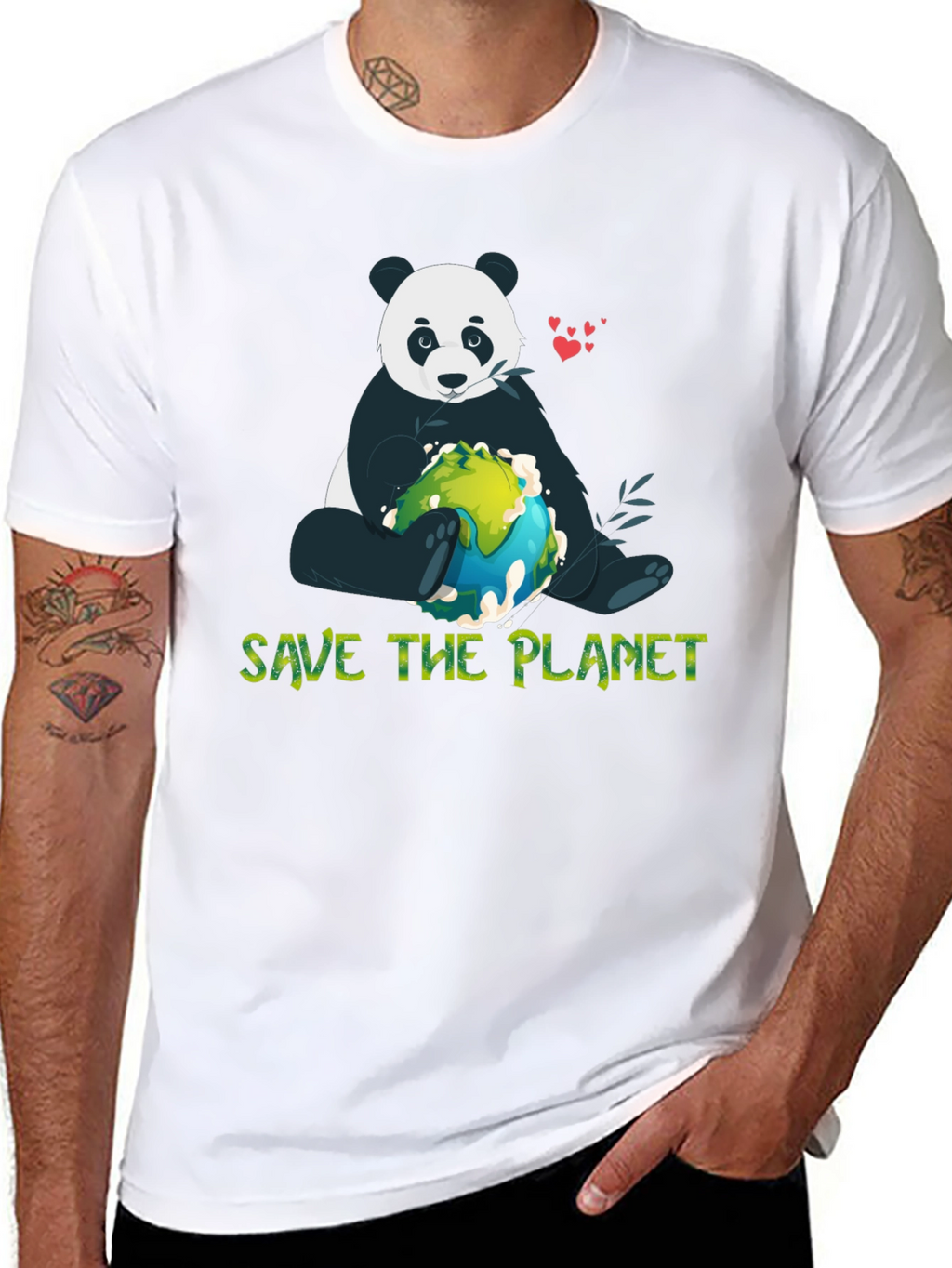 Save the Planet Panda Graphic Tee