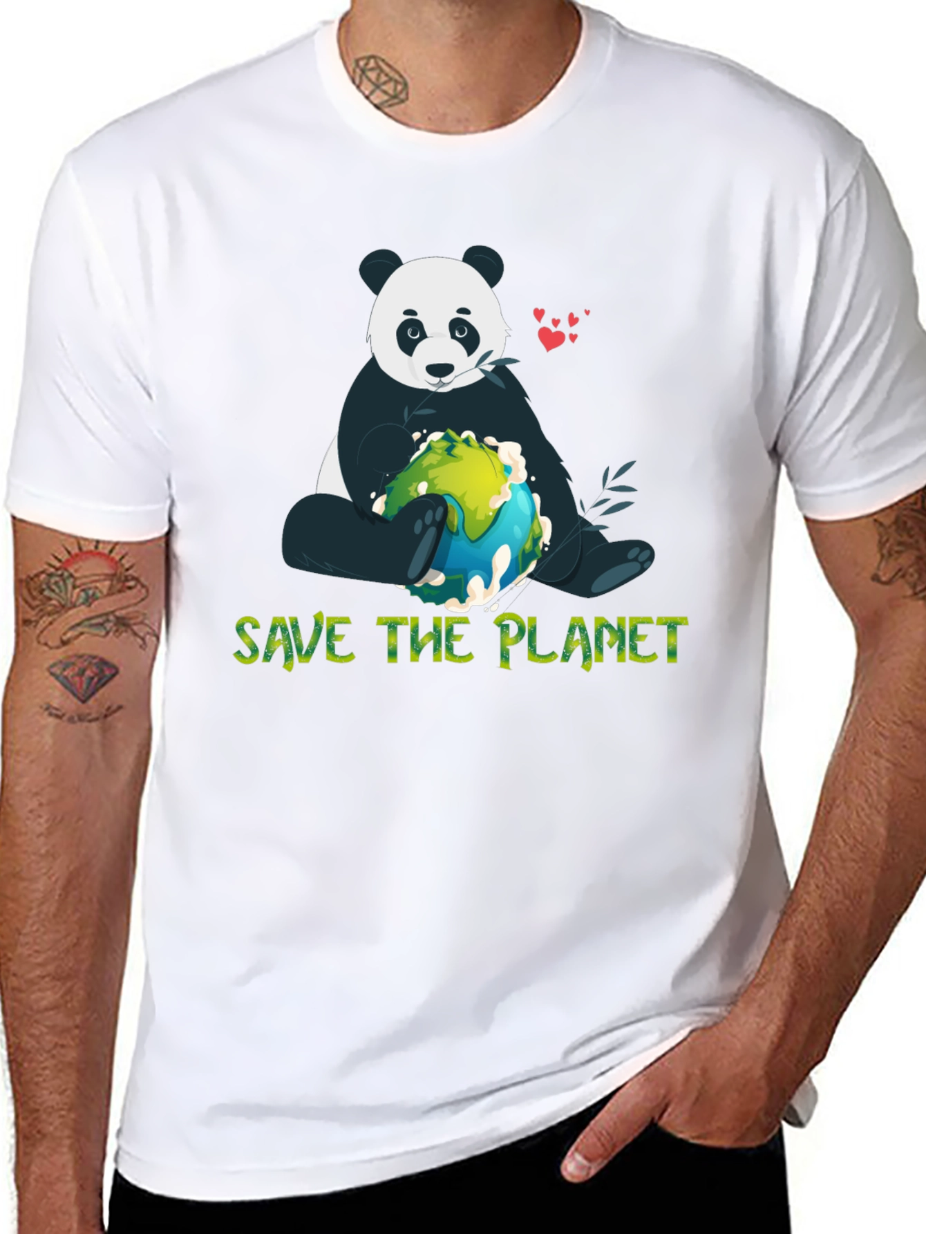 Save the Planet Panda Graphic Tee