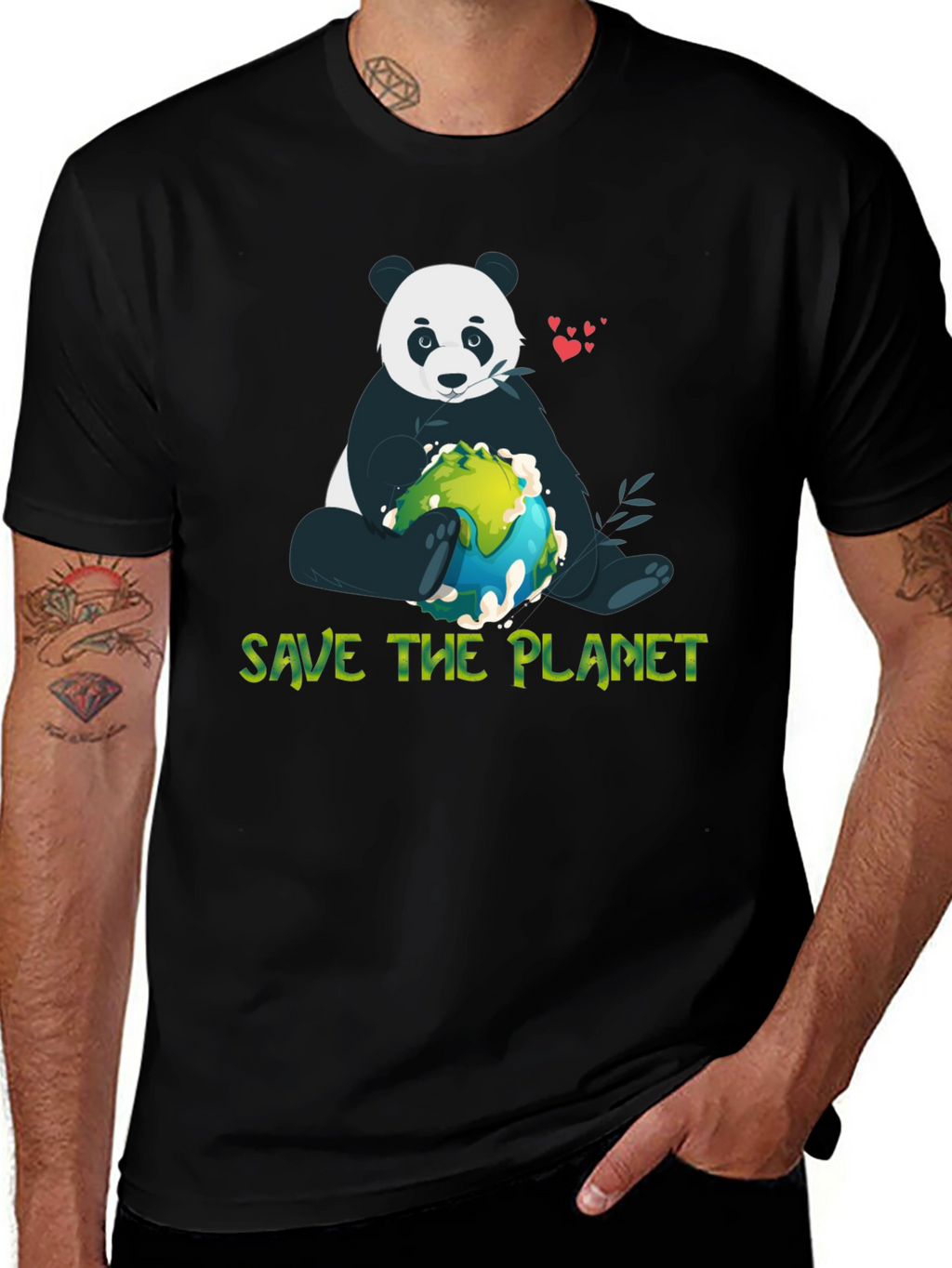 Save the Planet Panda Graphic Tee