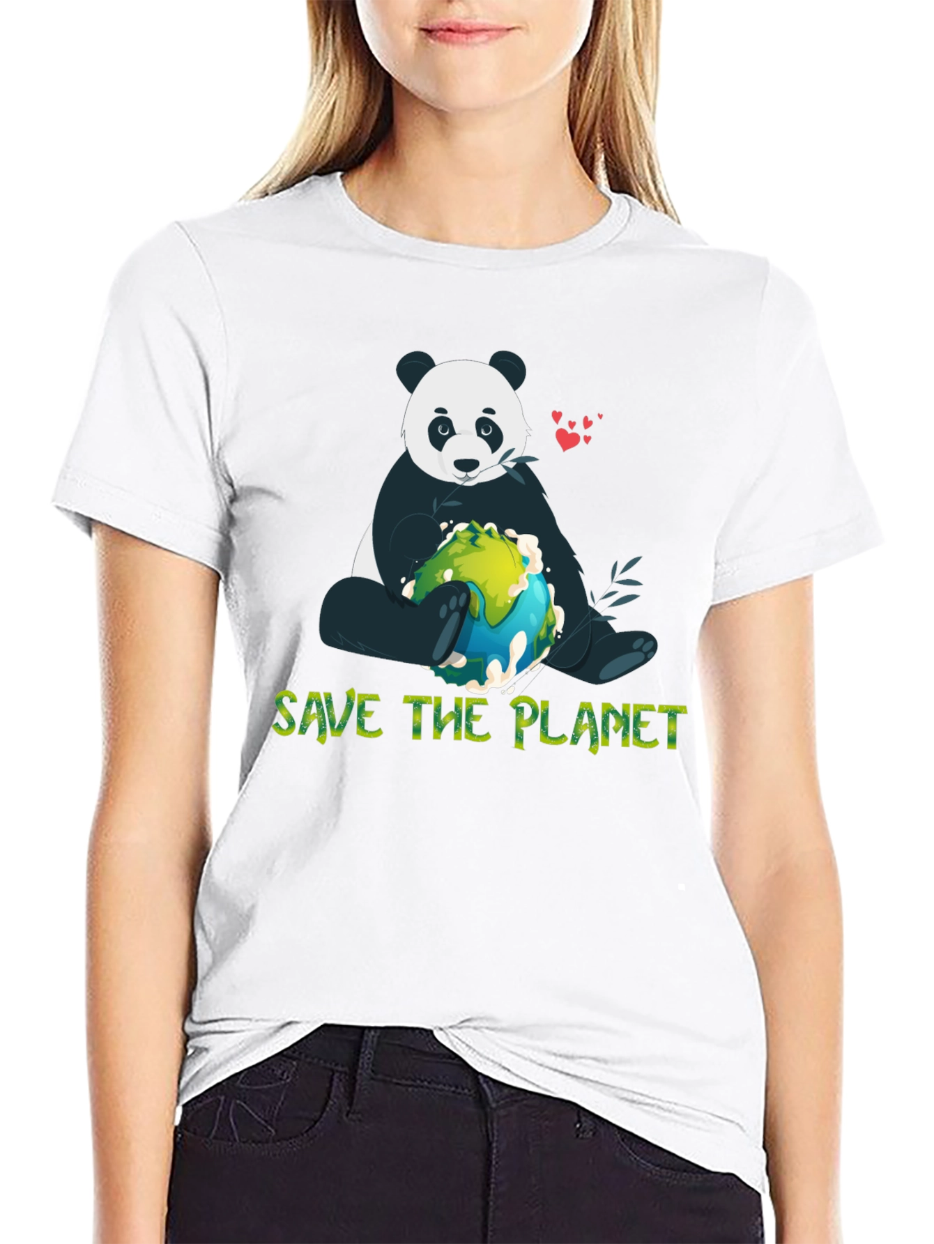 Save the Planet Panda Graphic Tee