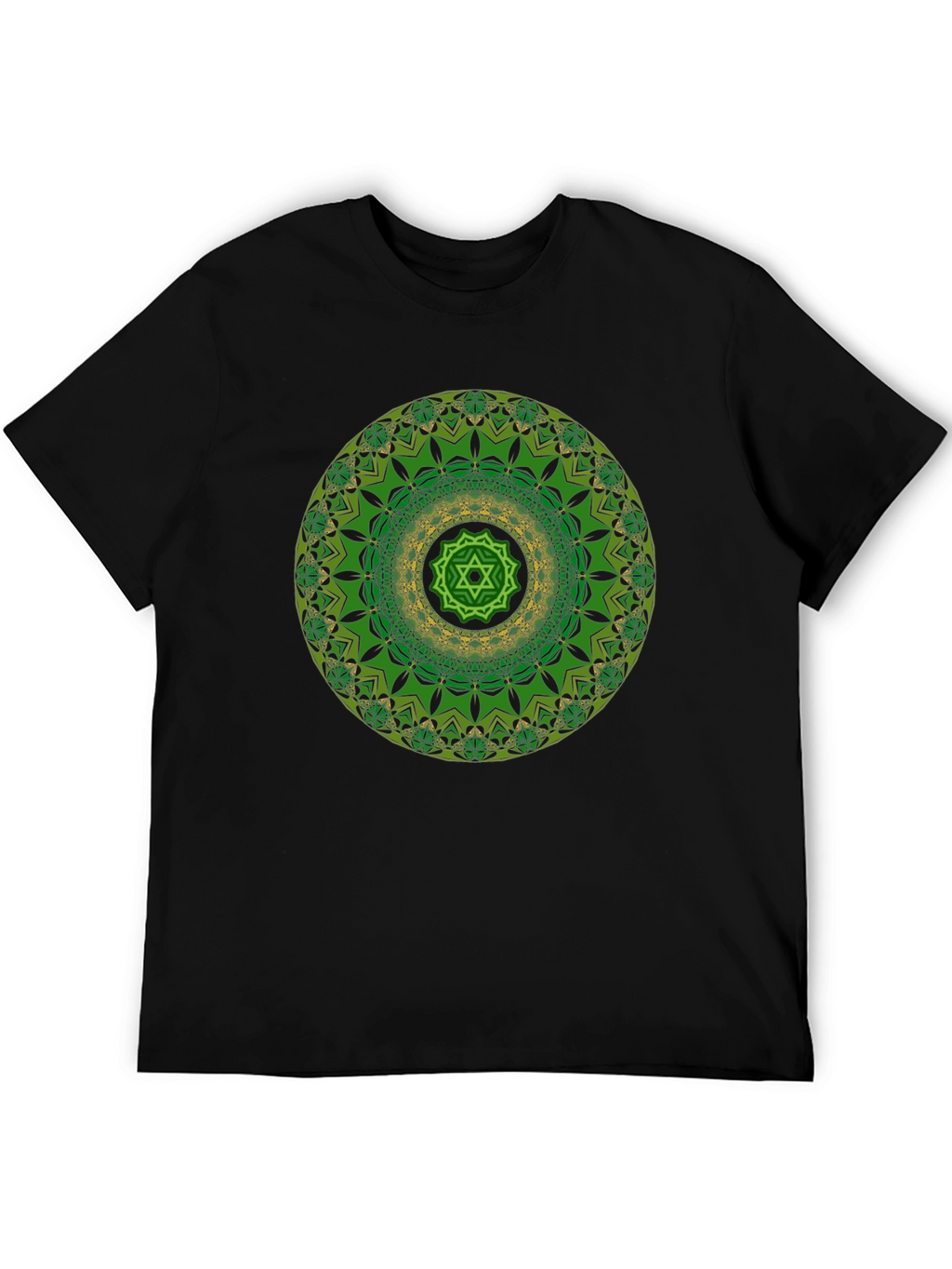 Green Mandala Graphic Print Tee