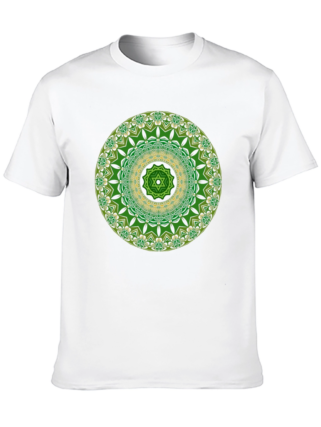 Green Mandala Graphic Print Tee