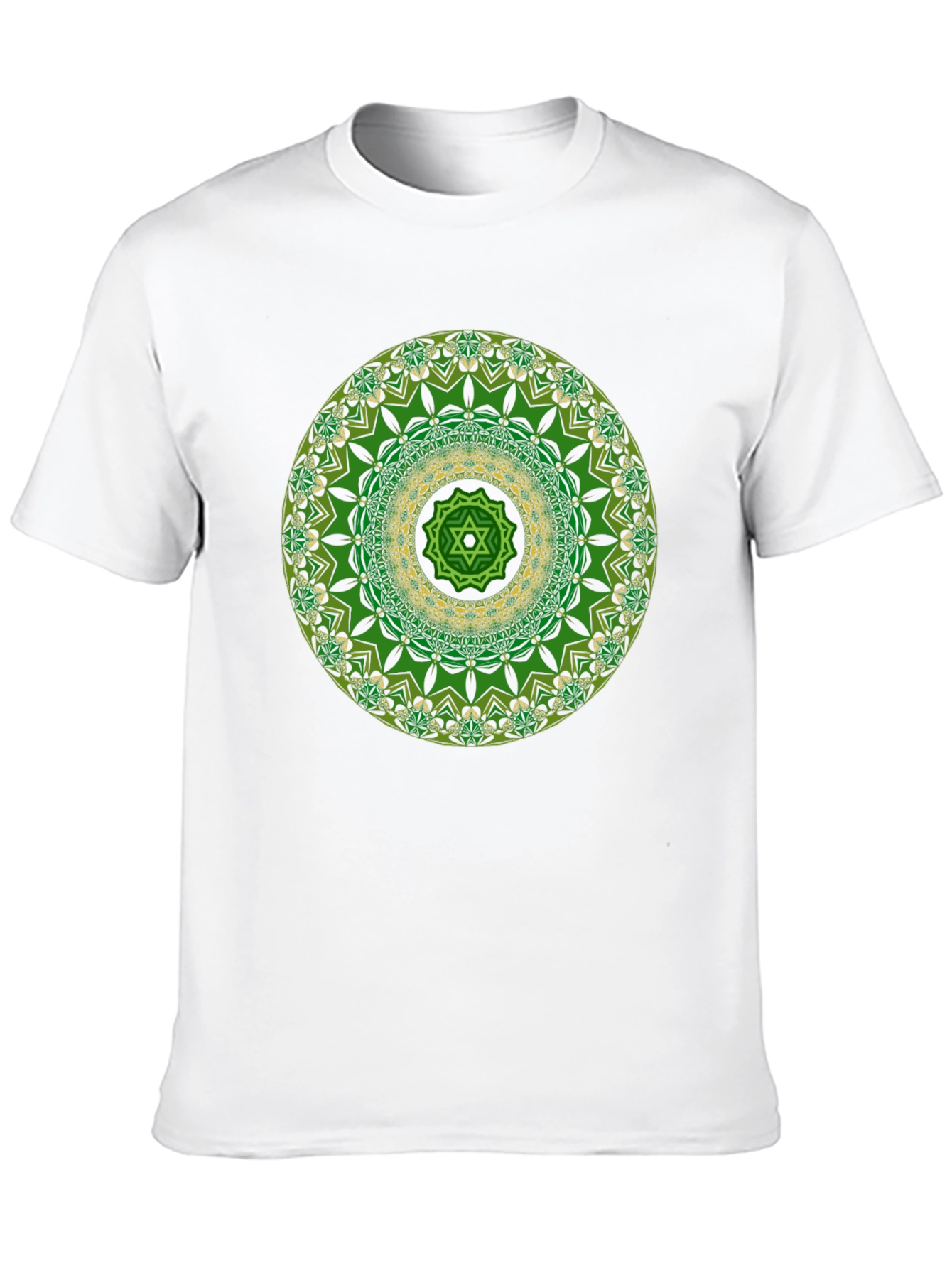 Green Mandala Graphic Print Tee