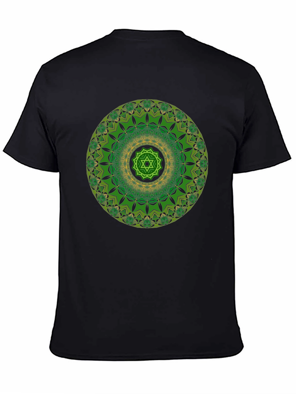 Green Mandala Graphic Print Tee