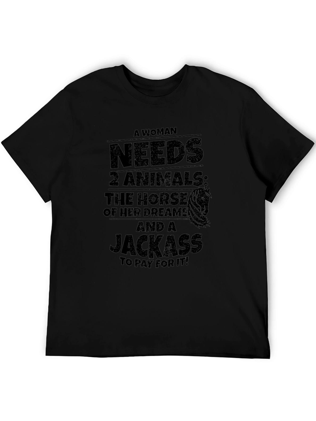 Funny Woman Needs 2 Animals T-Shirt