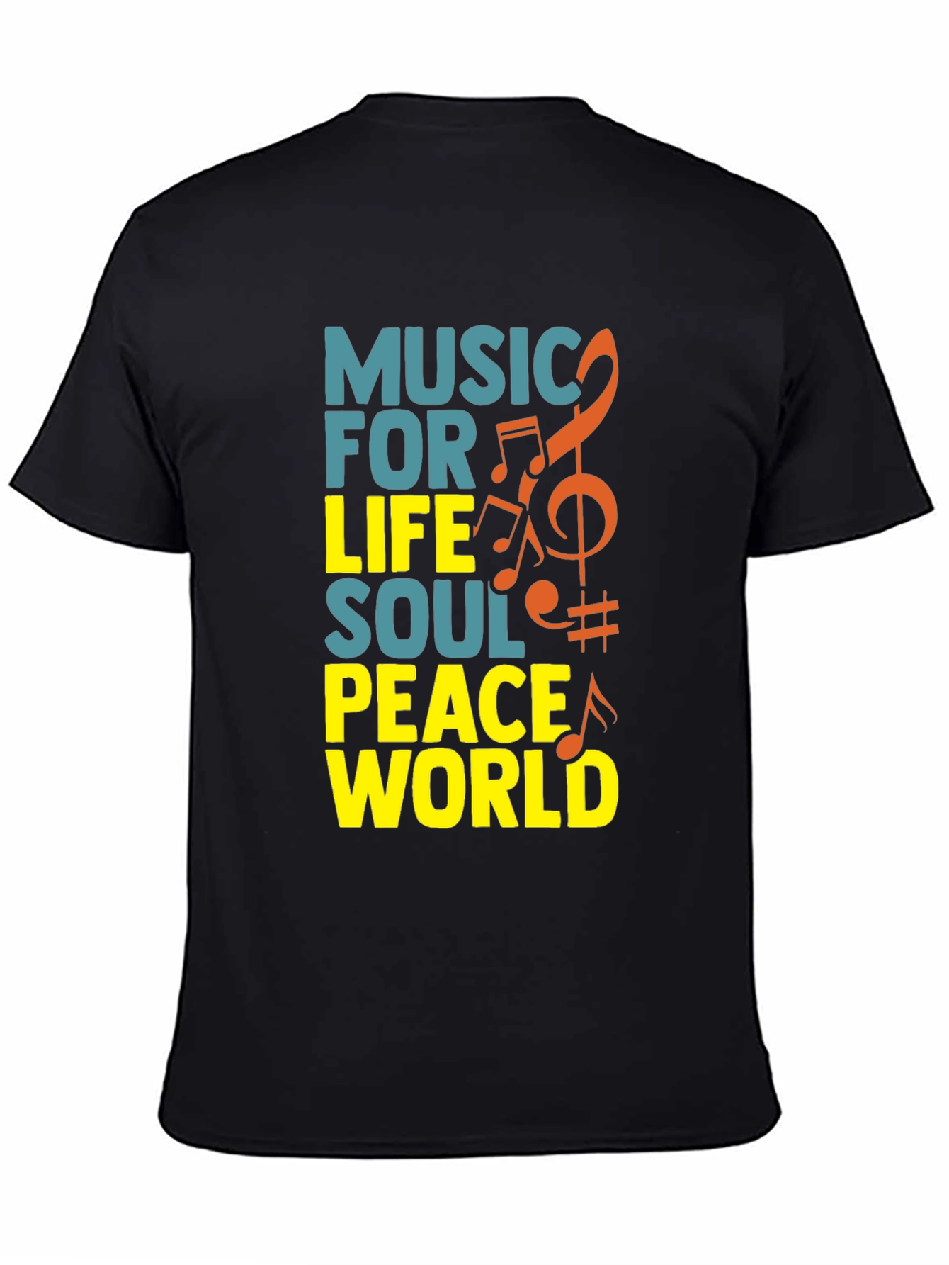 Music for Life T-Shirt - Soul Peace World Design